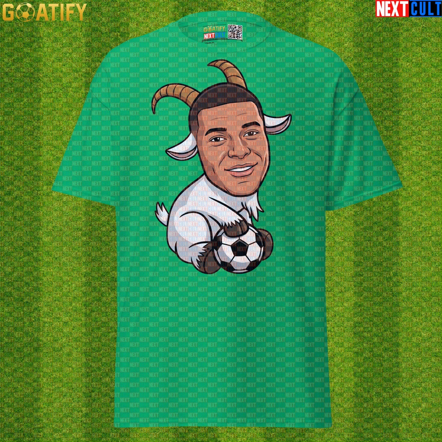 Kylian Mbappe T-Shirt – Funny GOAT Soccer Graphic Tee Gift for France and Real Madrid Fans |  | ["Football", "France", "Kylian Mbappe", "PSG", "Real Madrid", "Soccer"]