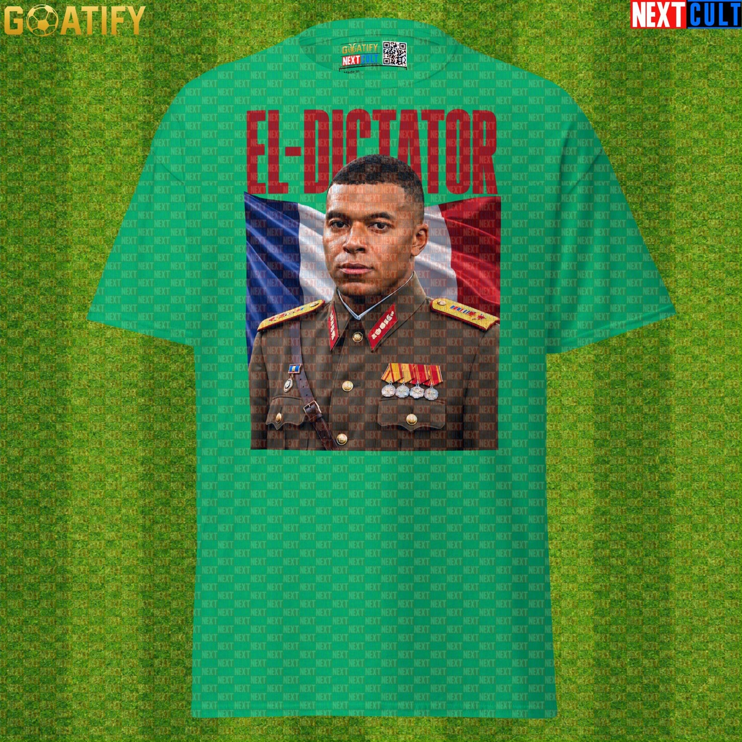 Kylian Mbappe T-Shirt – El Dictator Football Meme Graphic Tee for France and Real Madrid Fans |  | ["Football", "France", "Kylian Mbappe", "PSG", "Real Madrid", "Soccer"]
