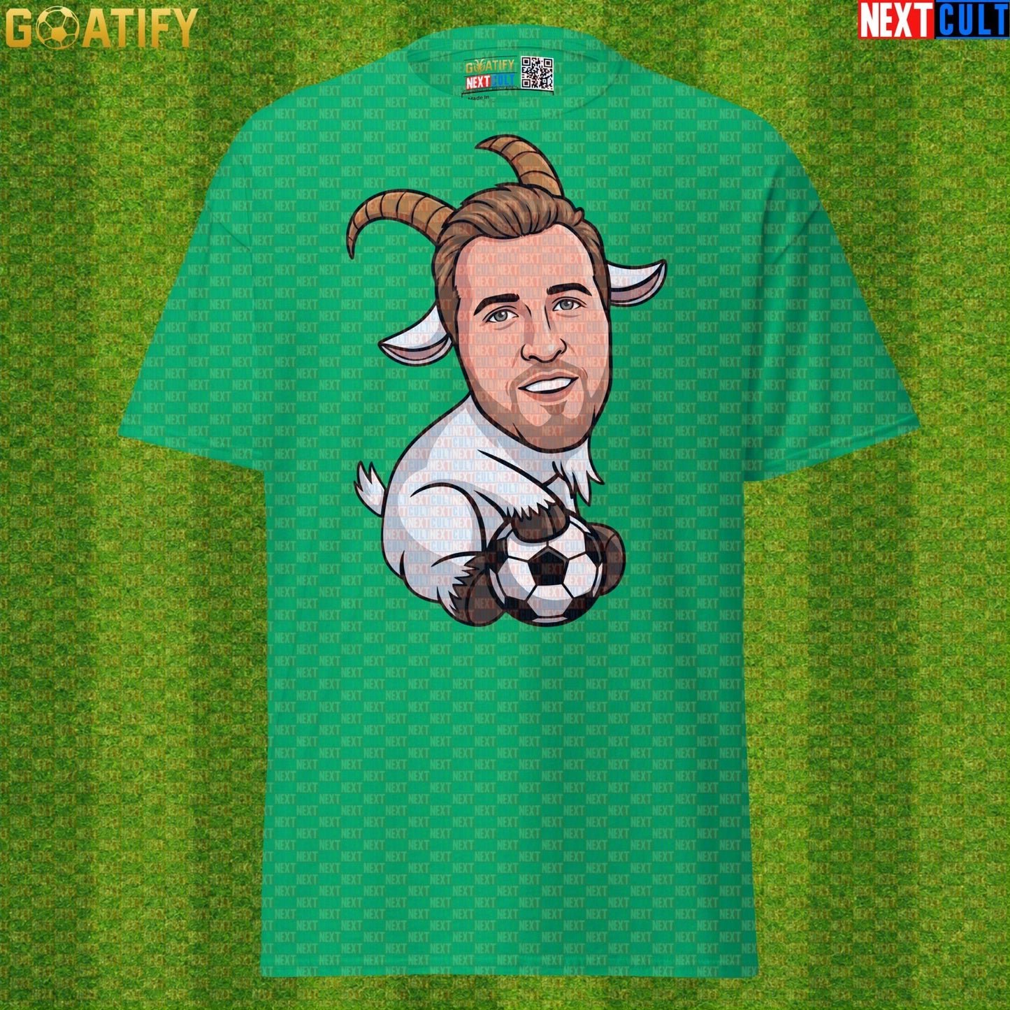Harry Kane T-Shirt – GOAT Soccer Graphic Tee for England, Bayern Munich and World Cup Fans |  | ["Bayern Munich", "England", "Football", "Harry Kane", "Soccer", "Tottenham Hotspur"]