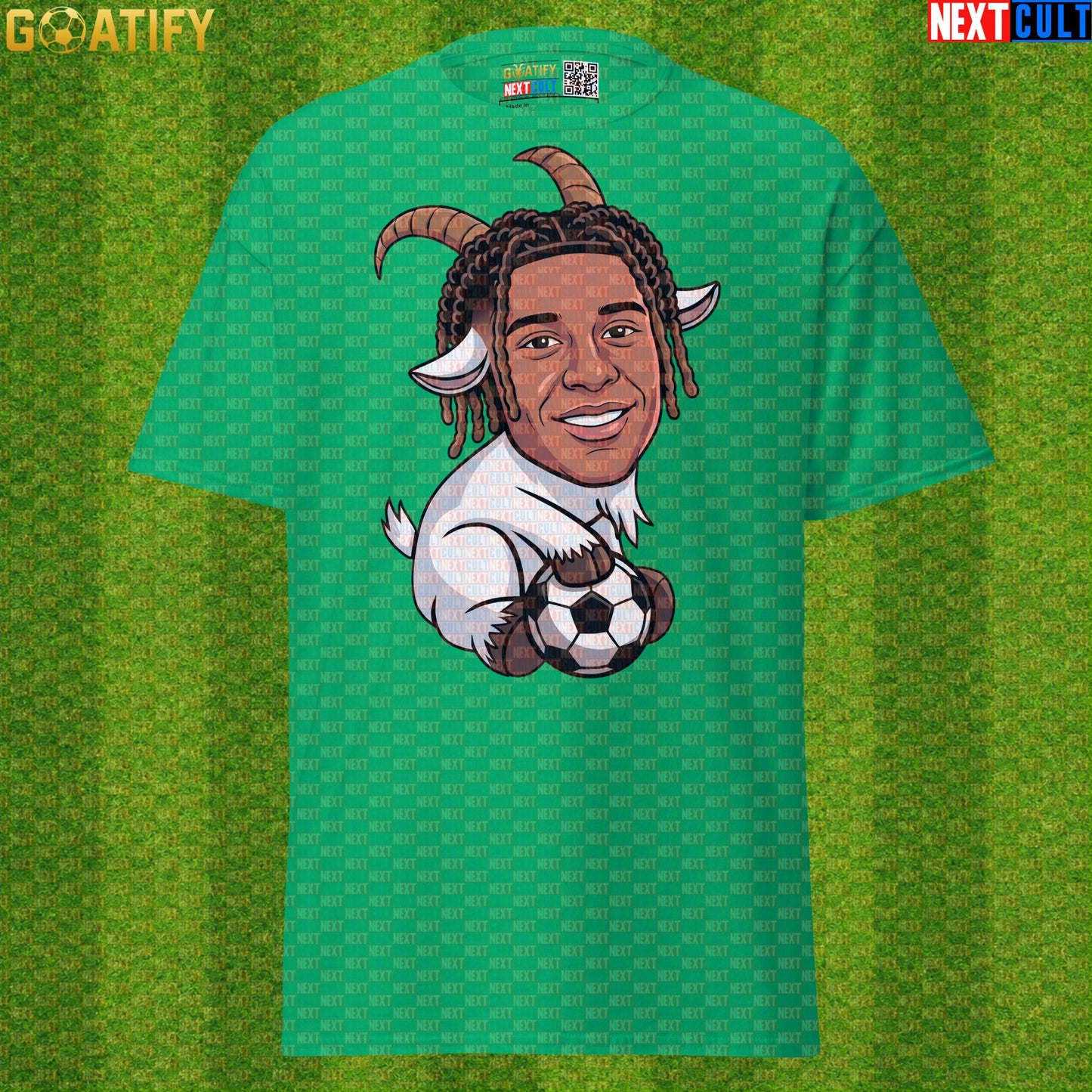 Michael Olise T-Shirt – Nonchalant GOAT Graphic Tee for Bayern Munich and France Fans |  | ["Bayern Munich", "Football", "France", "Michael Olise", "Soccer"]