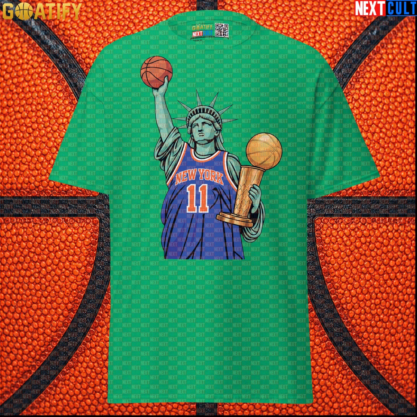 New York Knicks T-Shirt – 2026 NBA Champions Liberty Graphic Tee for Basketball Fans Irish Green Next Cult Brand