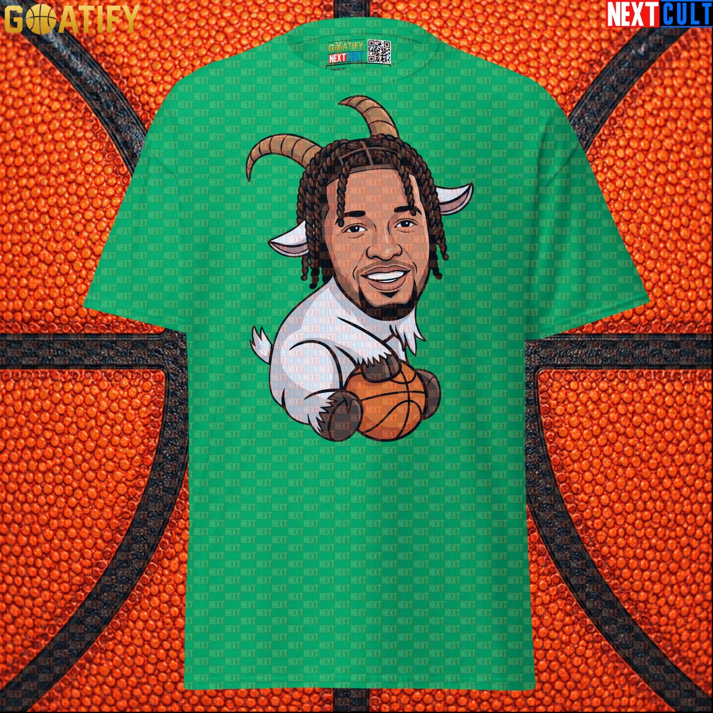 Jalen Brunson T-Shirt – NBA Champion GOAT Graphic Tee Gift for New York Knicks Fans Irish Green Next Cult Brand