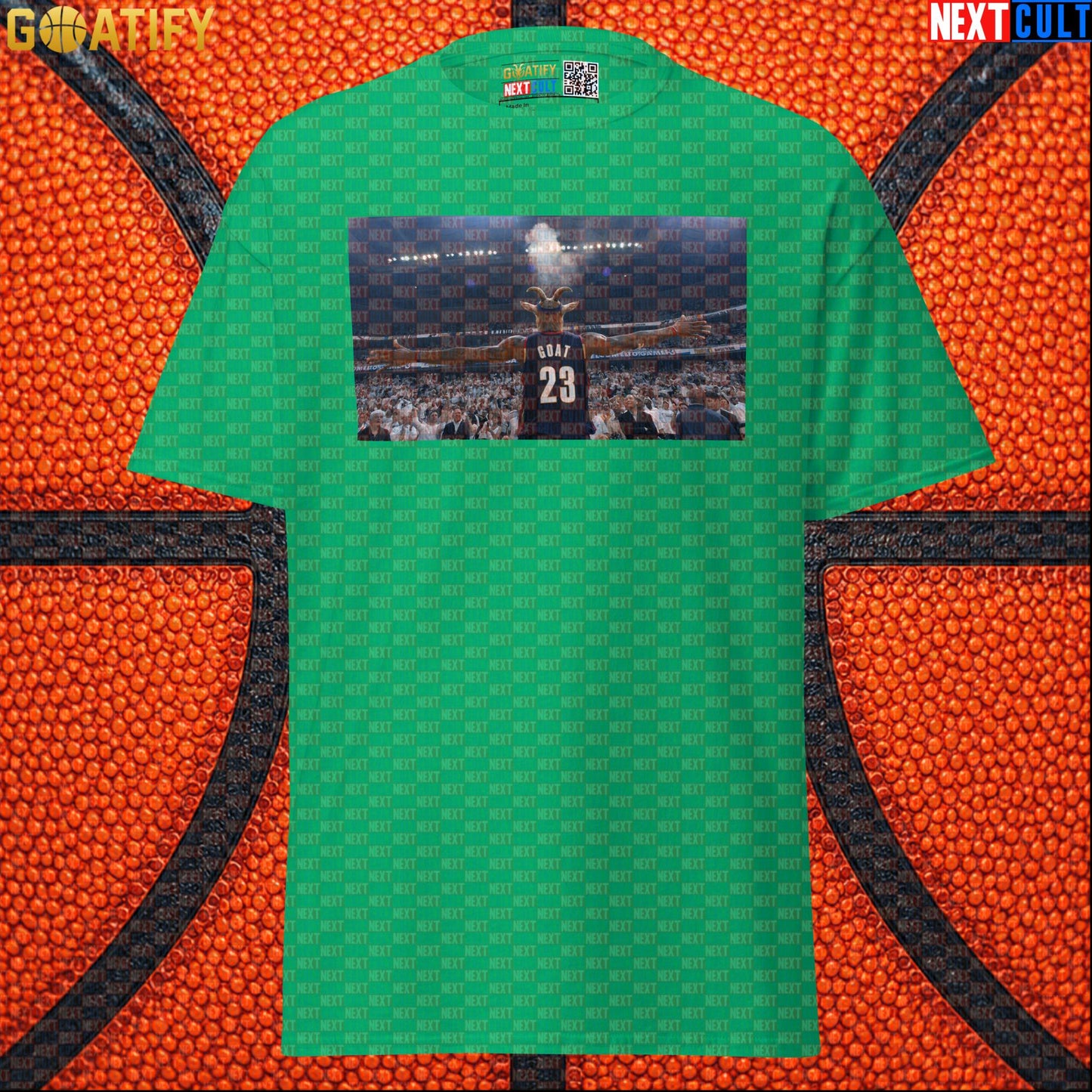 LeBron James T-Shirt – Iconic Chalk Toss GOAT Graphic Tee for Cleveland Basketball Fans |  | ["Basketball", "Cleveland Cavaliers", "LeBron James", "NBA"]