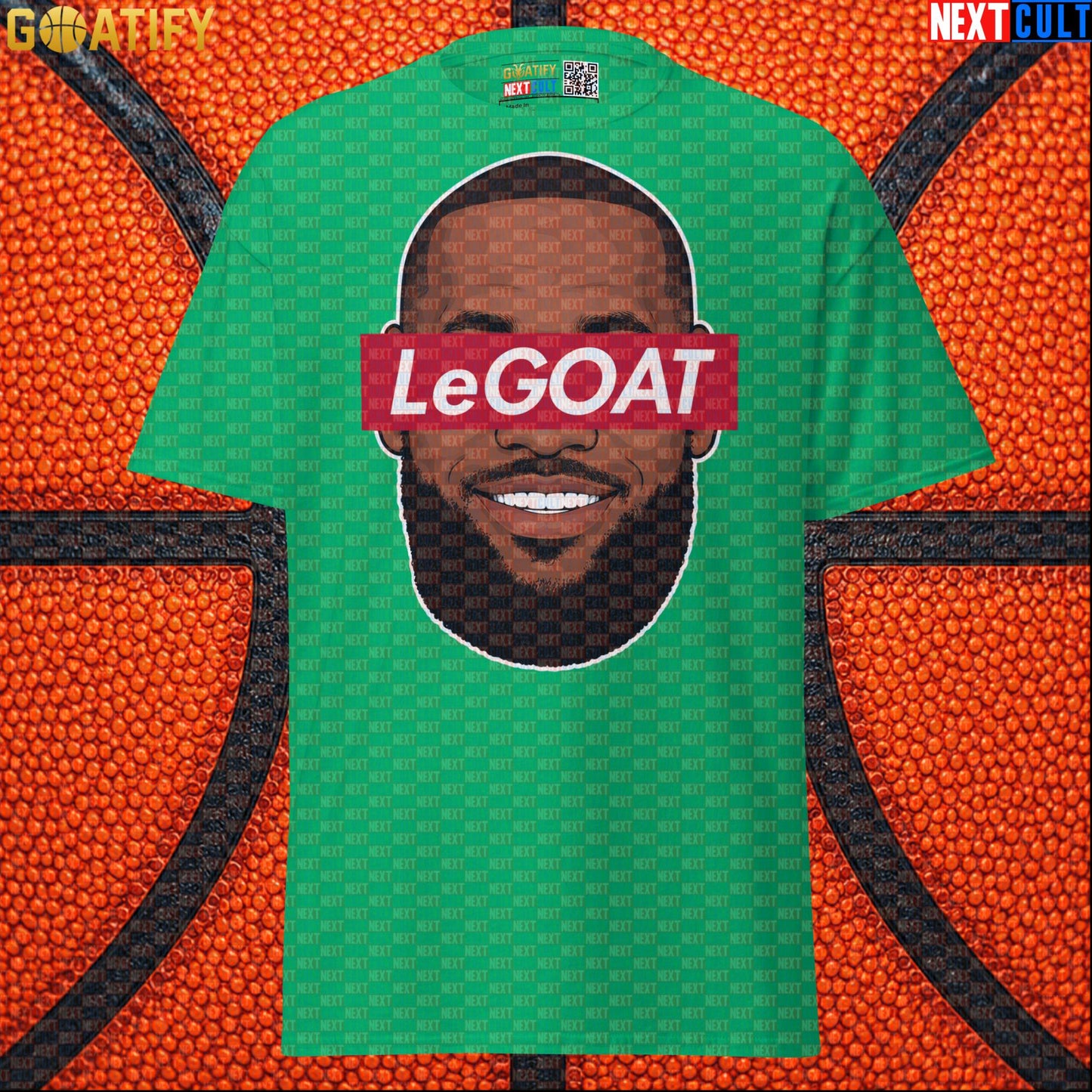 LeBron James T-Shirt – LeGOAT Streetwear Parody Graphic Tee for NBA Fans and Game Days |  | ["Basketball", "Cleveland Cavaliers", "LeBron James", "Los Angeles Lakers", "Miami Heat", "NBA"]