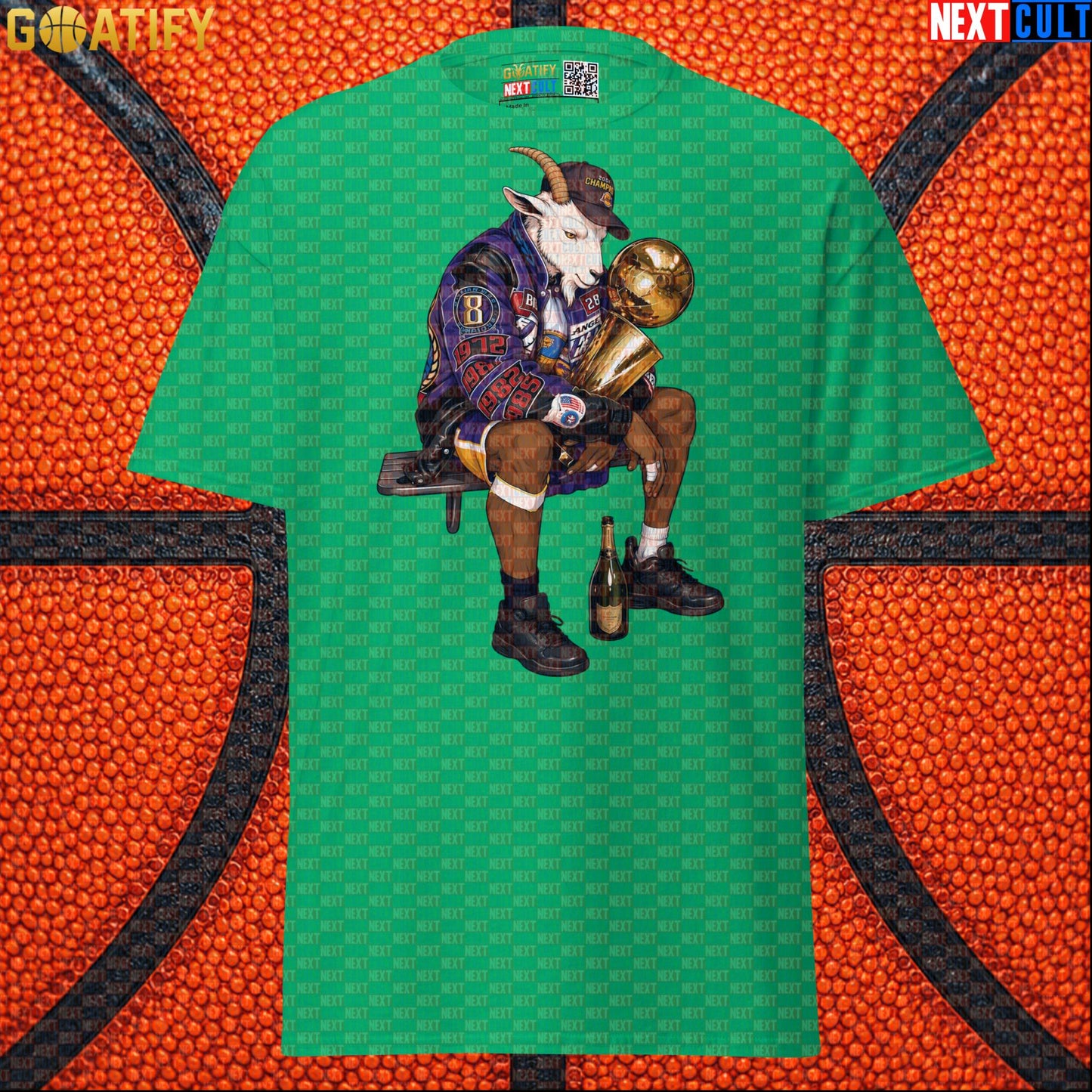 Kobe Bryant T-Shirt – Kobe GOAT Trophy Graphic Tee for Lakers Fans and NBA Collectors |  | ["Basketball", "Kobe Bryant", "Los Angeles Lakers", "NBA"]