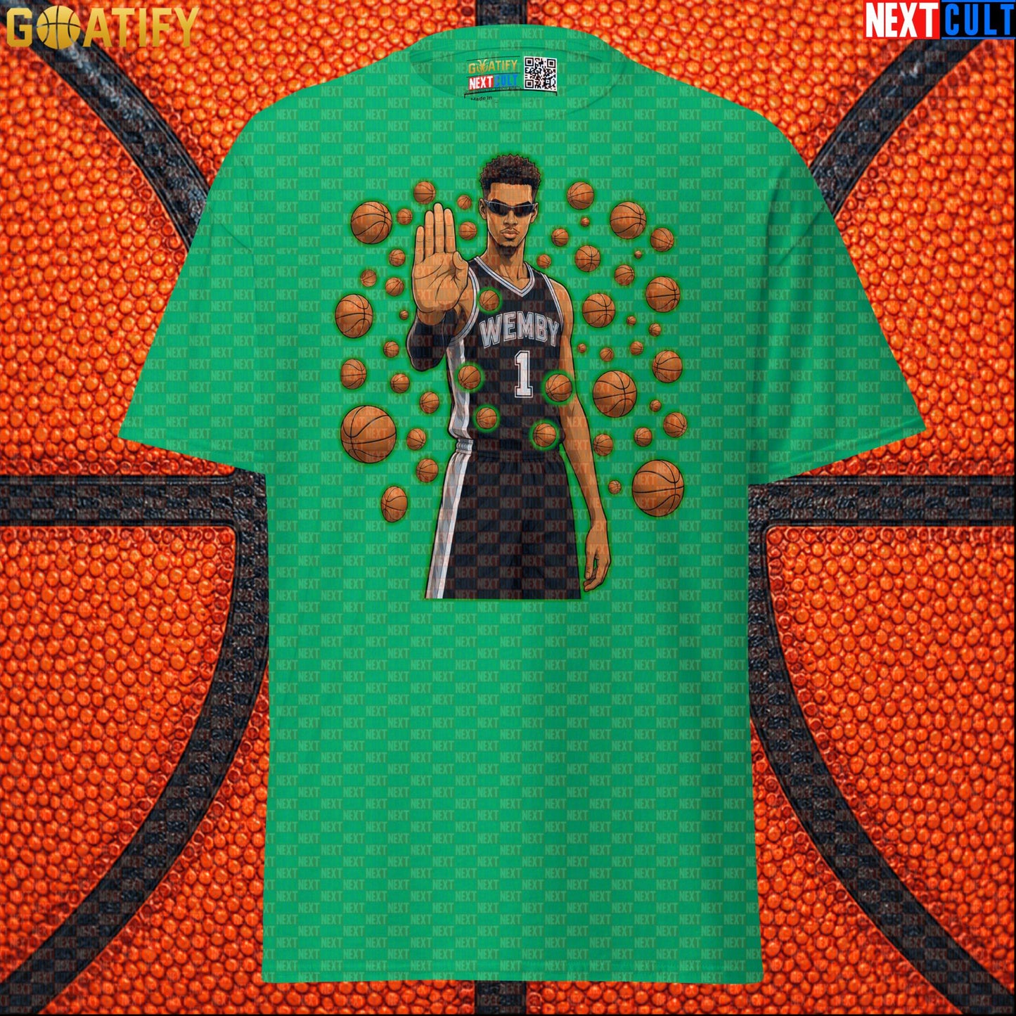 Victor Wembanyama T-Shirt – Wemby Matrix Stopper Graphic Tee Gift for Spurs Basketball Fans |  | ["Basketball", "France", "NBA", "San Antonio Spurs", "Victor Wembanyama"]