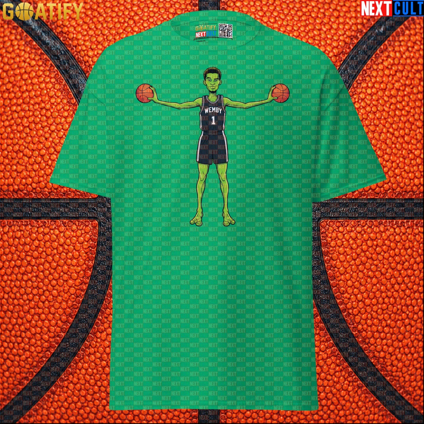 Basketball T-Shirt Alien Wemby Sci-Fi Graphic for Spurs Fans, Game Day and NBA Gifts |  | ["Basketball", "France", "NBA", "San Antonio Spurs", "Victor Wembanyama", "Wemby"]