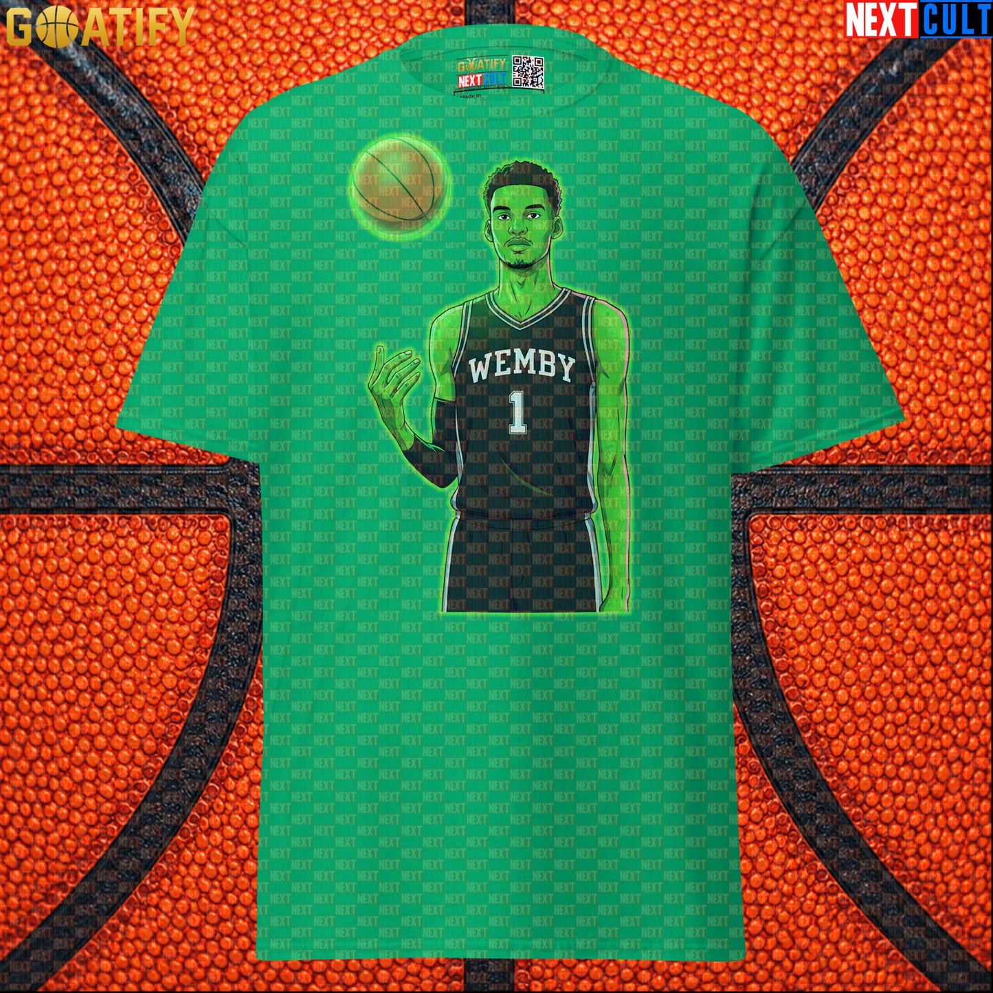 Basketball T-Shirt Alien Wemby Sci-Fi Graphic for Spurs Fans, Watch Parties and NBA Gifts |  | ["Basketball", "France", "NBA", "San Antonio Spurs", "Victor Wembanyama", "Wemby"]