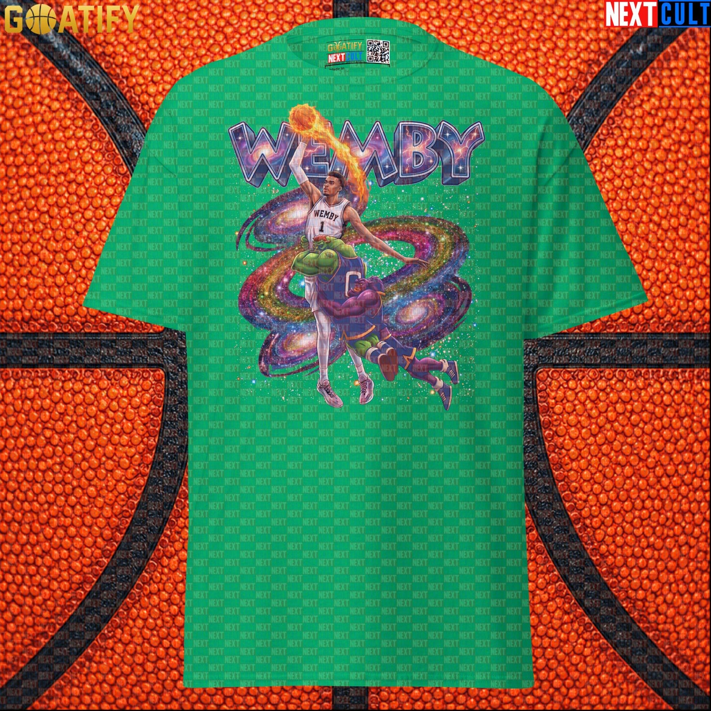 Basketball T-Shirt Victor Wembanyama Space Jam Dunk Graphic for Spurs Fans and Sci-Fi Gift |  | ["Basketball", "France", "NBA", "San Antonio Spurs", "Victor Wembanyama", "Wemby"]