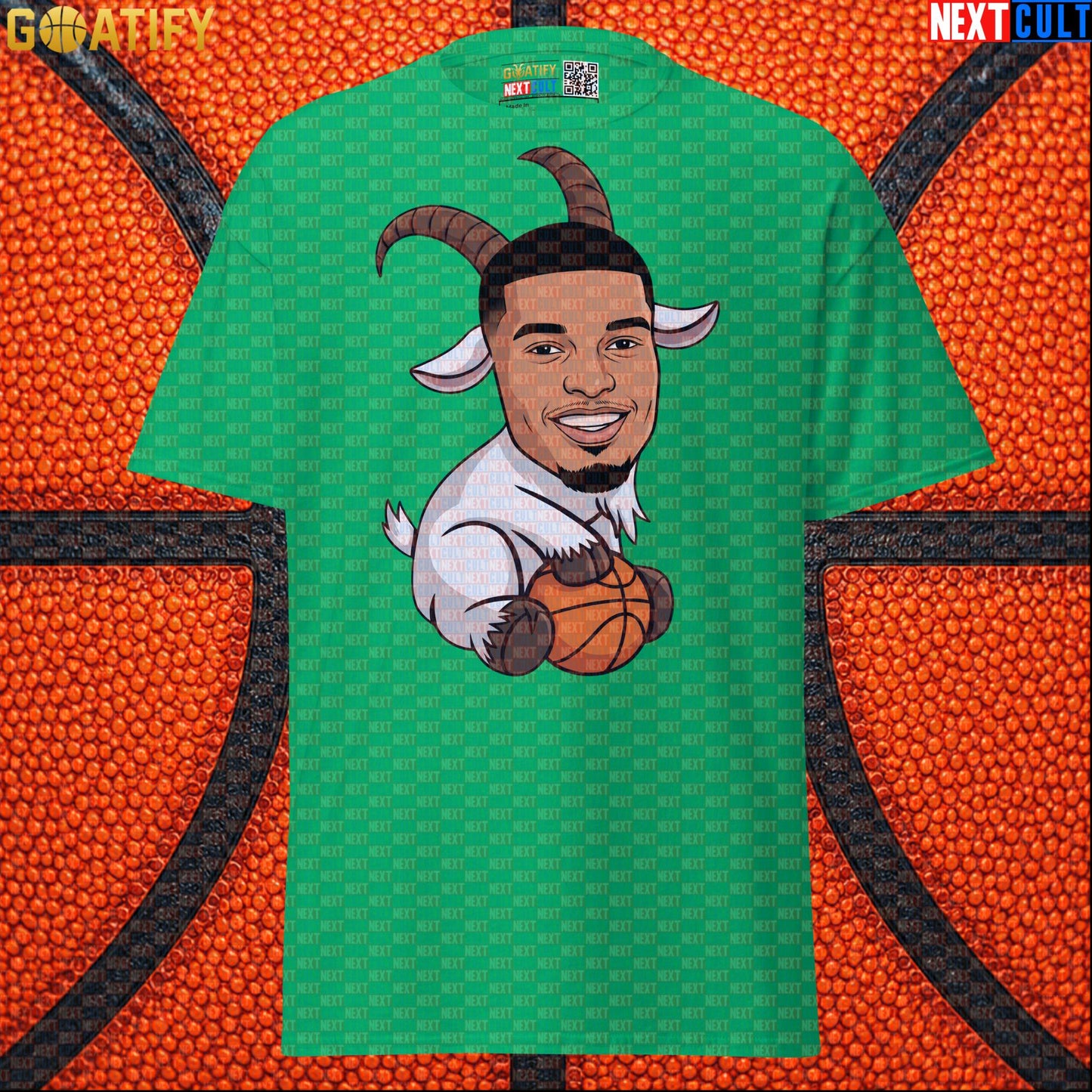 Basketball T-Shirt Victor Wembanyama GOAT Cartoon for Spurs Fans, NBA Game Day Sports Tee |  | ["Basketball", "France", "NBA", "San Antonio Spurs", "Victor Wembanyama", "Wemby"]