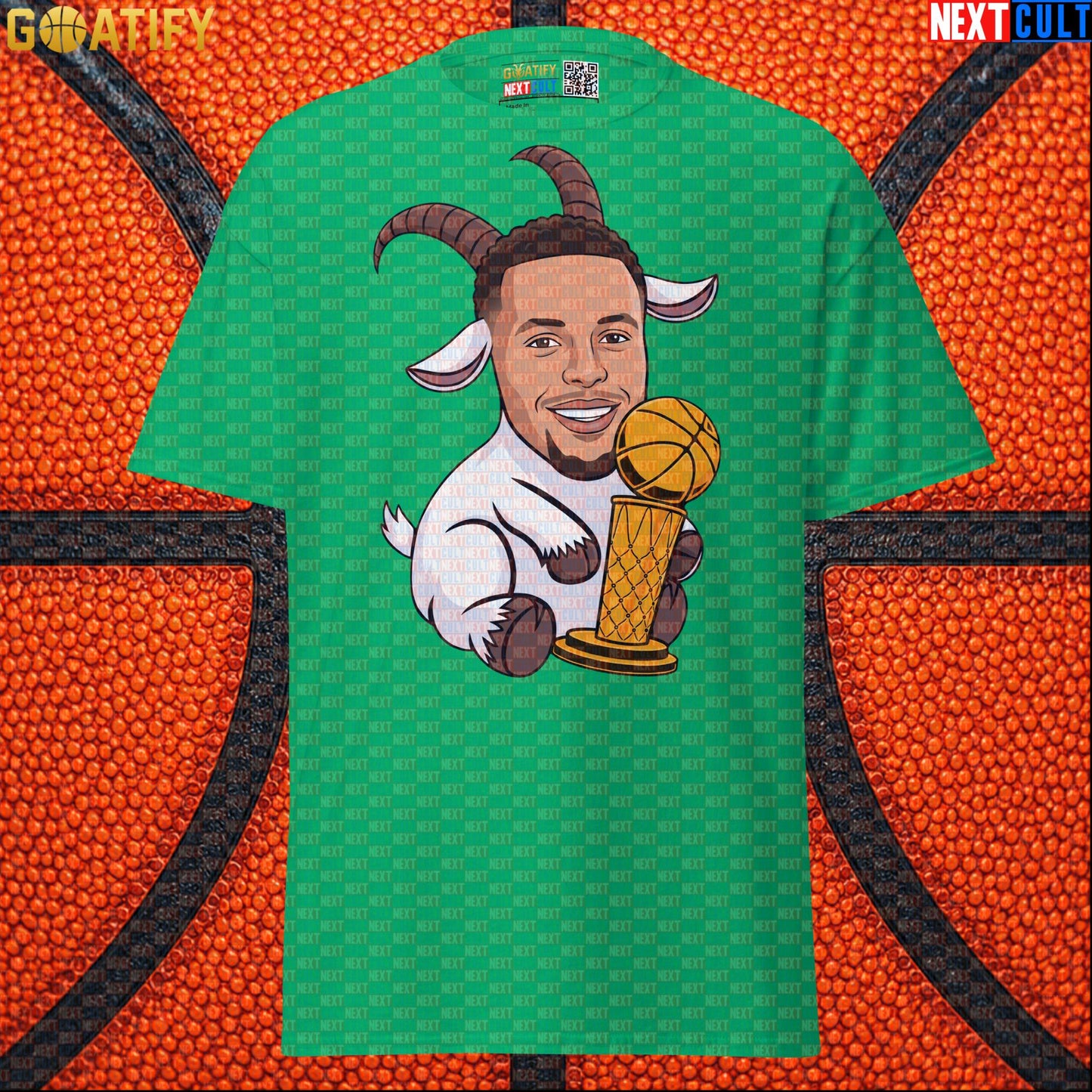 Basketball T-Shirt Stephen Curry GOAT Champion Graphic Tee for Warriors Fans & NBA Gifts |  | ["Basketball", "Golden State Warriors", "NBA", "Stephen Curry"]