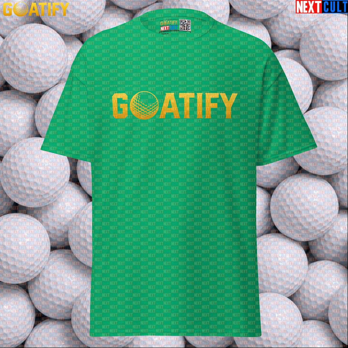 Golf GOAT T-Shirt Golden Golf Ball Graphic for Golfers, Sports Fans & Gifts | GOATIFY | T-shirts | ["Golf", "NCB", "PGA"]