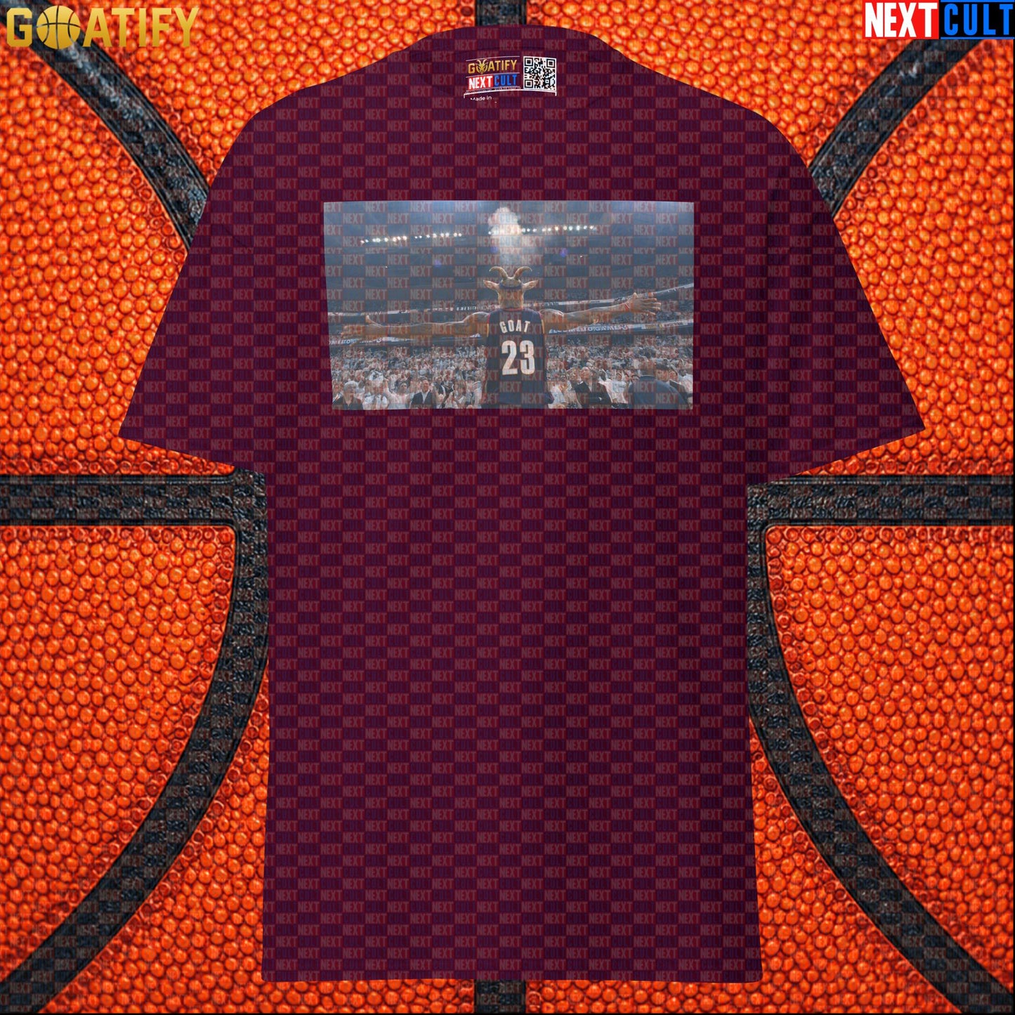 LeBron James T-Shirt – Iconic Chalk Toss GOAT Graphic Tee for Cleveland Basketball Fans |  | ["Basketball", "Cleveland Cavaliers", "LeBron James", "NBA"]