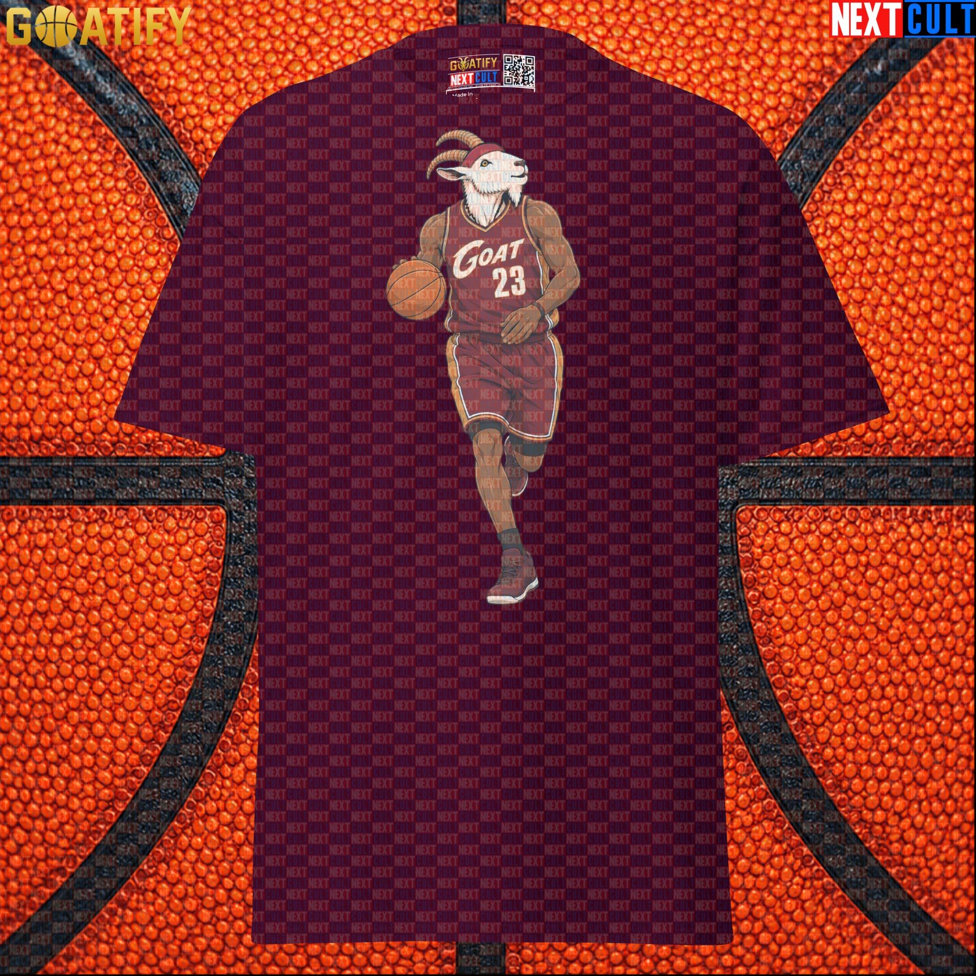 LeBron James T-Shirt – Cleveland Cavaliers GOAT Graphic Tee Gift for NBA Basketball Fans |  | ["Basketball", "Cleveland Cavaliers", "LeBron James", "NBA"]