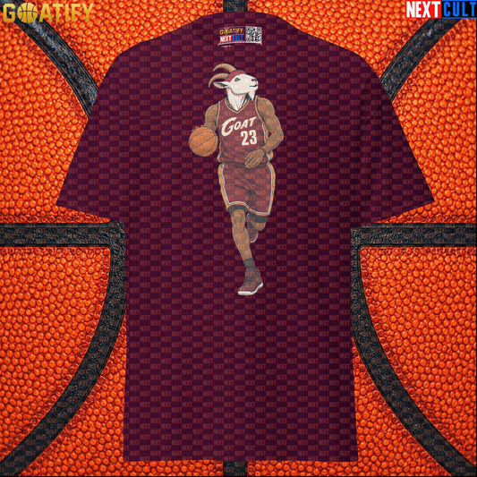 LeBron James T-Shirt – Cleveland Cavaliers GOAT Graphic Tee Gift for NBA Basketball Fans |  | ["Basketball", "Cleveland Cavaliers", "LeBron James", "NBA"]