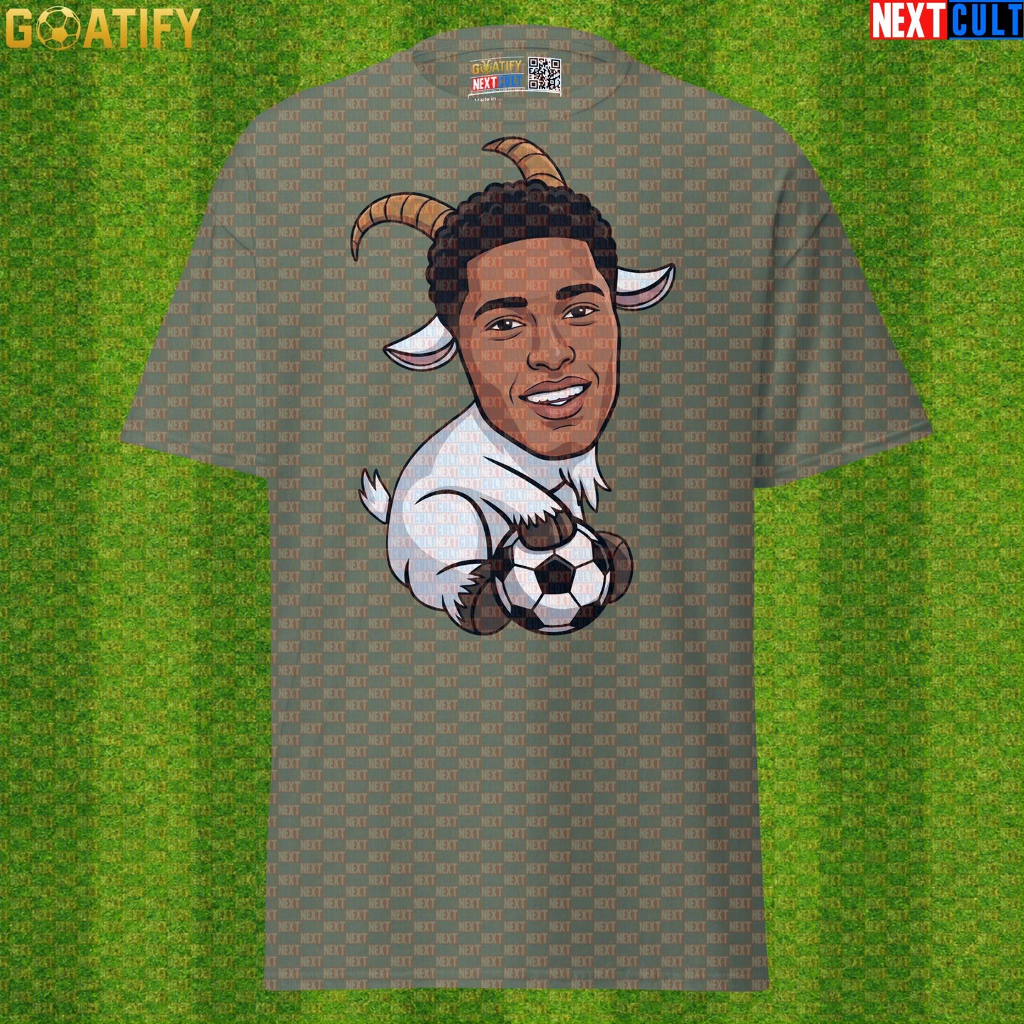 Jude Bellingham T-Shirt – GOAT Midfielder Graphic Tee for Real Madrid and England Fans |  | ["Borussia Dortmund", "England", "Football", "Jude Bellingham", "Real Madrid", "Soccer"]