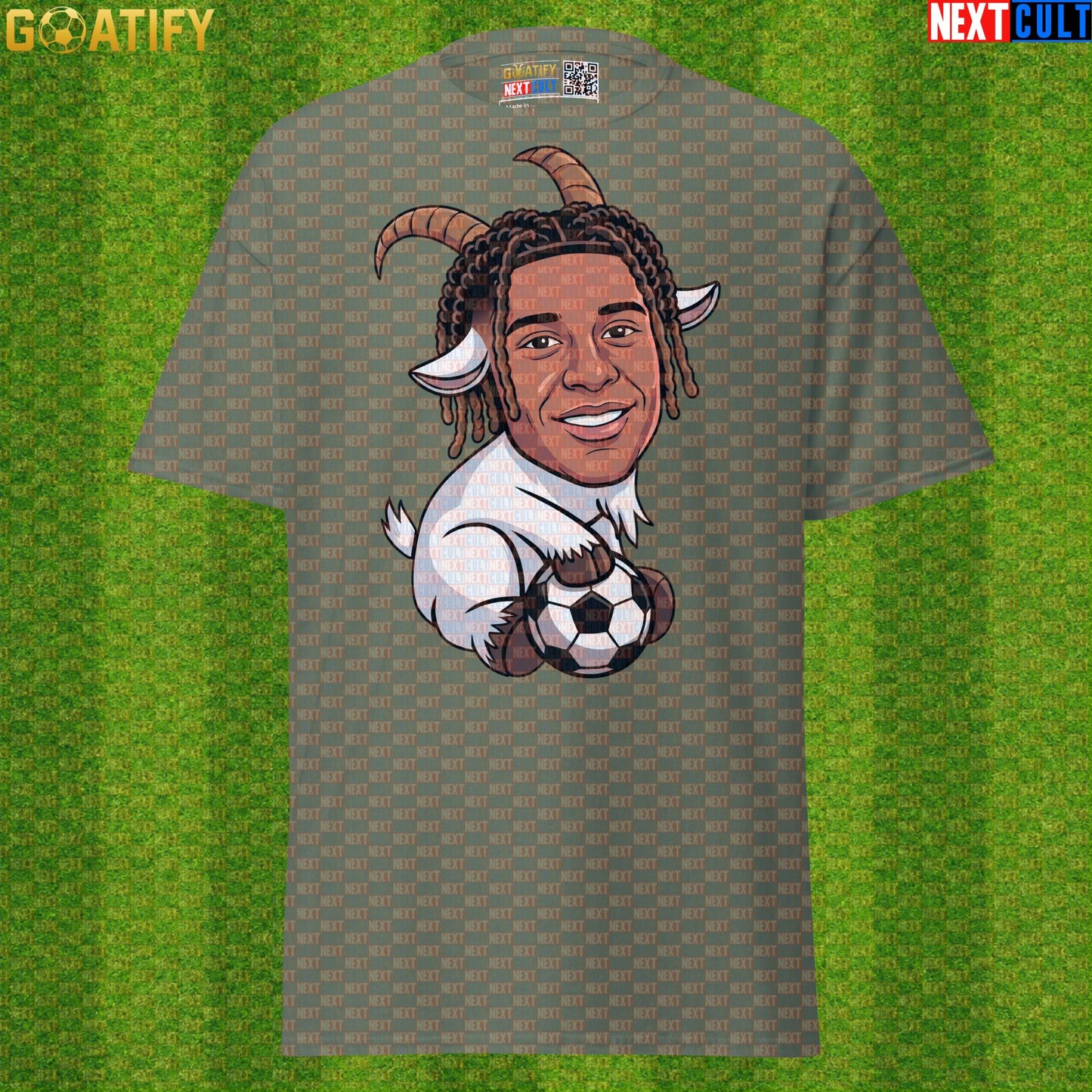 Michael Olise T-Shirt – Nonchalant GOAT Graphic Tee for Bayern Munich and France Fans |  | ["Bayern Munich", "Football", "France", "Michael Olise", "Soccer"]
