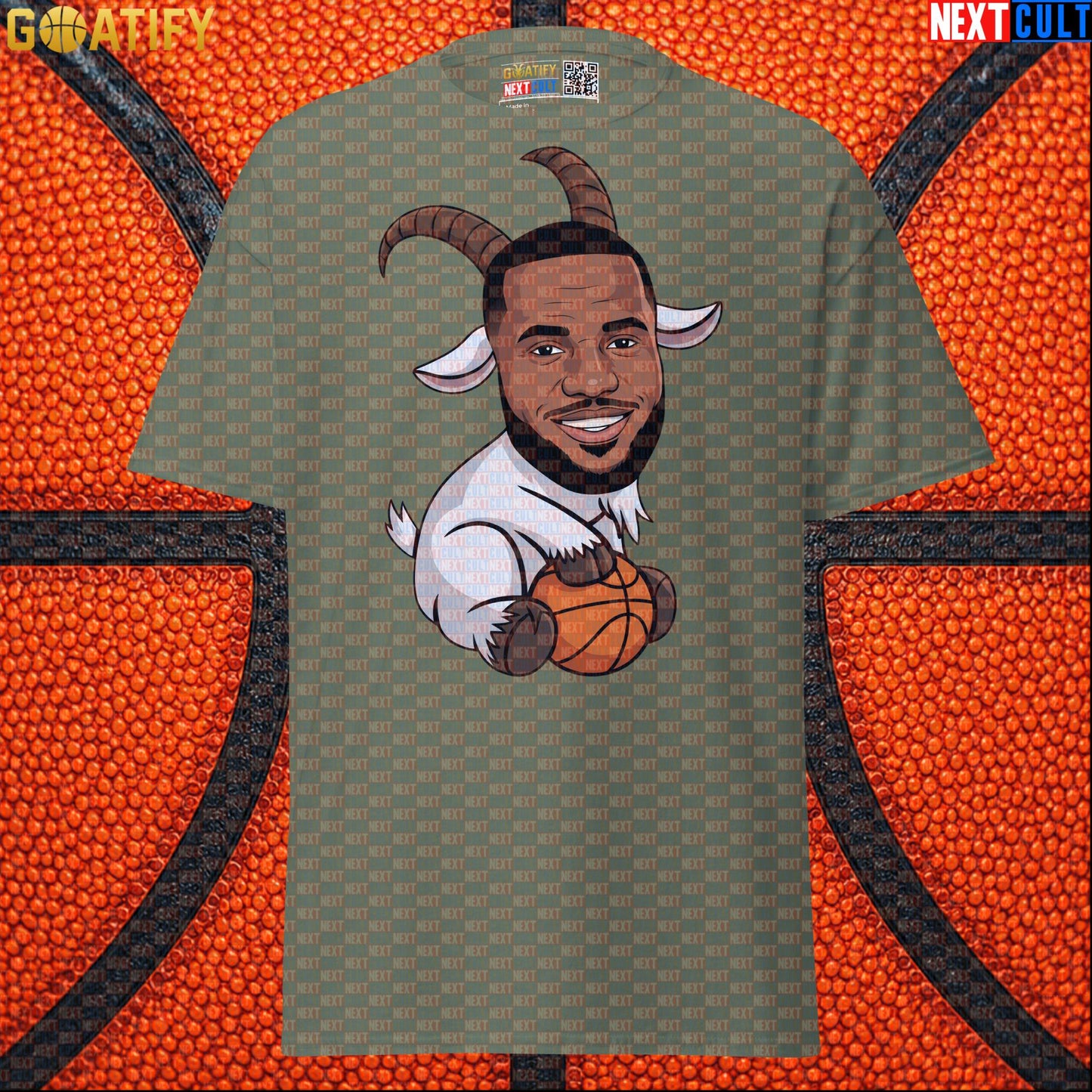LeBron James T-Shirt – LeGOAT Cartoon Graphic Tee for NBA Fans and Basketball Gifts |  | ["Basketball", "Cleveland Cavaliers", "LeBron James", "Los Angeles Lakers", "Miami Heat", "NBA"]