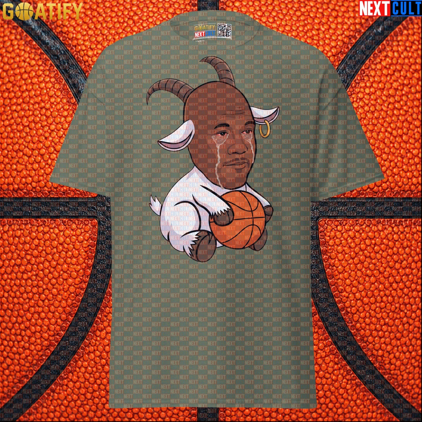 Michael Jordan T-Shirt - Crying Jordan GOAT Meme Graphic Tee Gift for Chicago Bulls NBA Fans |  | ["Basketball", "Chicago Bulls", "Michael Jordan", "NBA"]