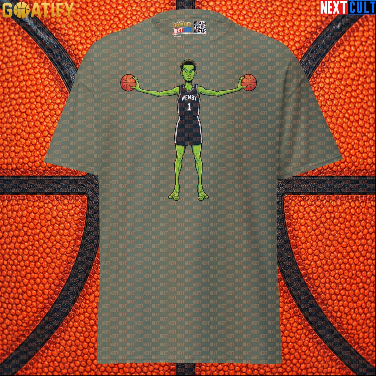 Basketball T-Shirt Alien Wemby Sci-Fi Graphic for Spurs Fans, Game Day and NBA Gifts |  | ["Basketball", "France", "NBA", "San Antonio Spurs", "Victor Wembanyama", "Wemby"]
