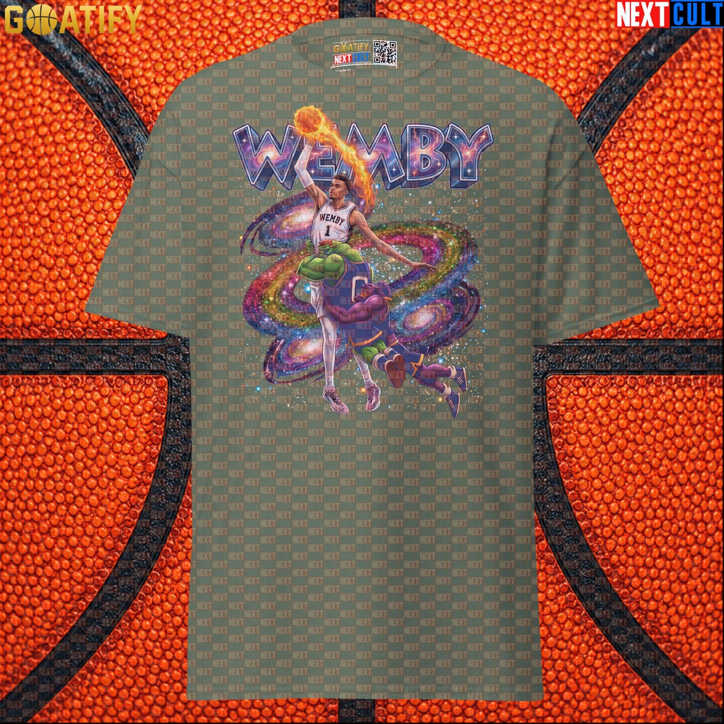 Basketball T-Shirt Victor Wembanyama Space Jam Dunk Graphic for Spurs Fans and Sci-Fi Gift |  | ["Basketball", "France", "NBA", "San Antonio Spurs", "Victor Wembanyama", "Wemby"]