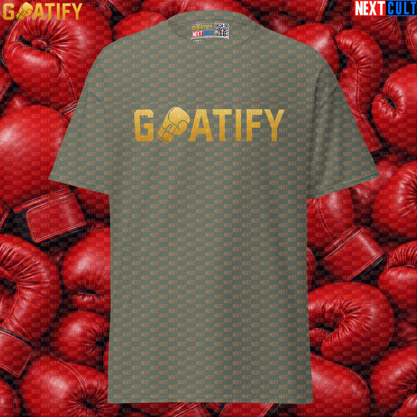 Boxing GOAT T-Shirt GOATIFY Gold Fight Graphic Tee for Boxing Fans & Martial Arts Gifts | T-shirts | ["Boxing", "Martial Arts", "NCB"]