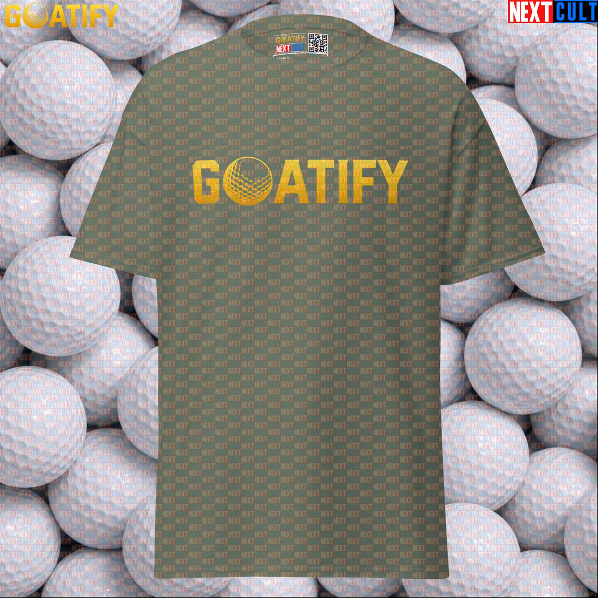 Golf GOAT T-Shirt Golden Golf Ball Graphic for Golfers, Sports Fans & Gifts | GOATIFY | T-shirts | ["Golf", "NCB", "PGA"]