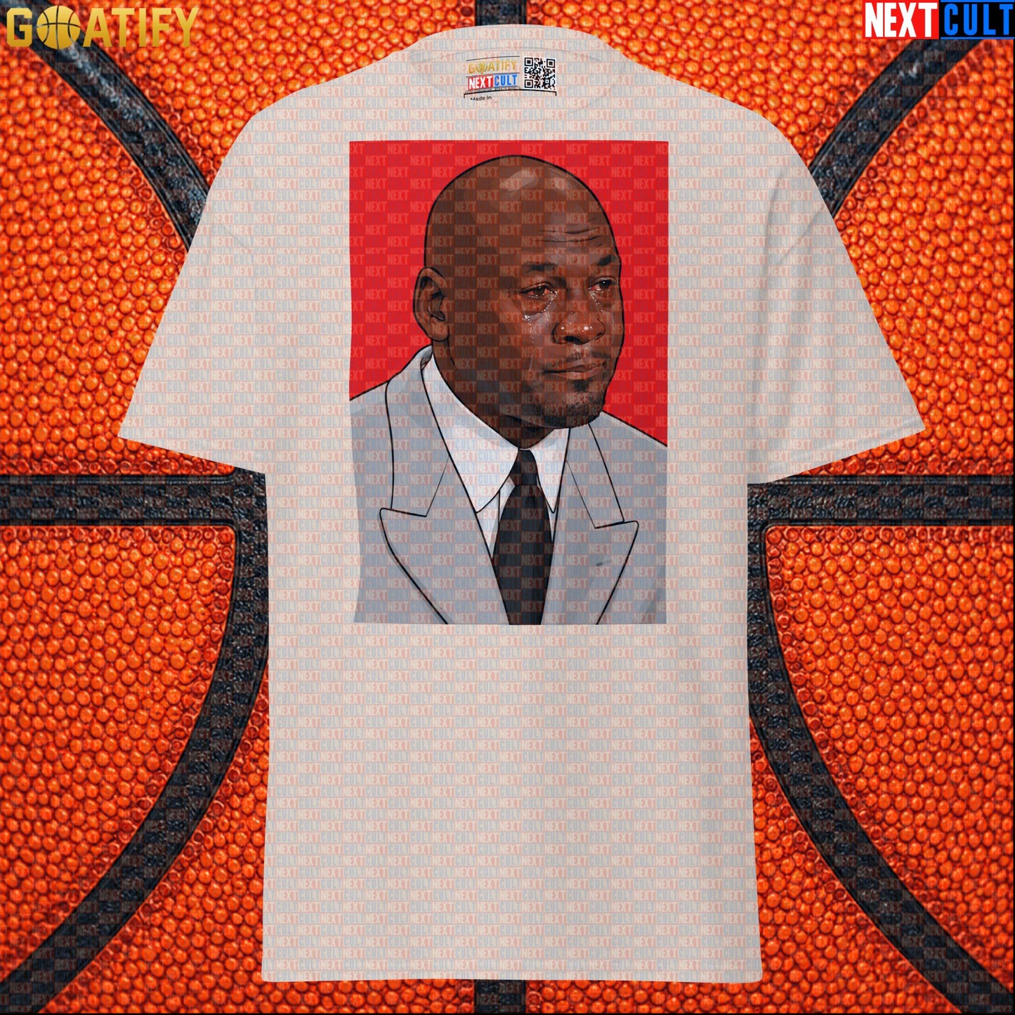 Michael Jordan T-Shirt Crying Jordan Meme Graphic Tee Gift for Chicago Bulls NBA Fans |  | ["Basketball", "Chicago Bulls", "Michael Jordan", "NBA"]