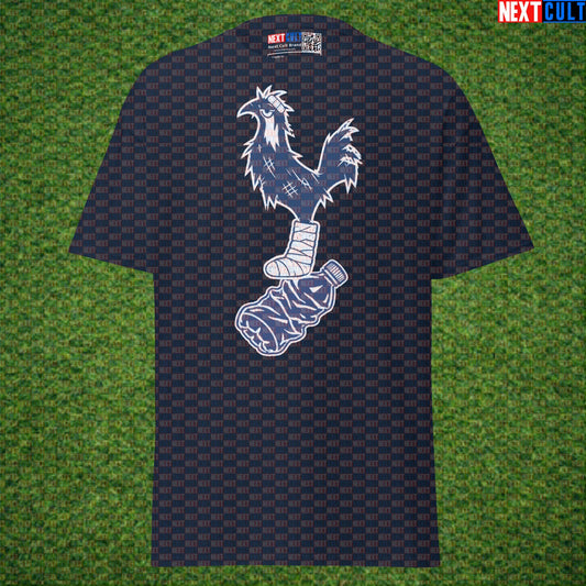 Bottlers FC T-Shirt, Tottenham Hotspur Parody Logo Spursy North London Football Graphic Tee Shirt Top Navy T-shirts Next Cult Brand