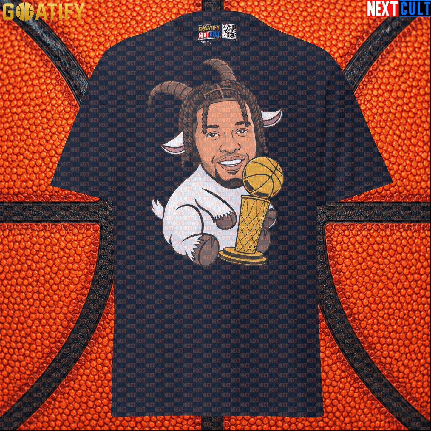 Jalen Brunson T-Shirt – 2026 NBA Champion GOAT Graphic Tee Gift for New York Knicks Fans Navy Next Cult Brand