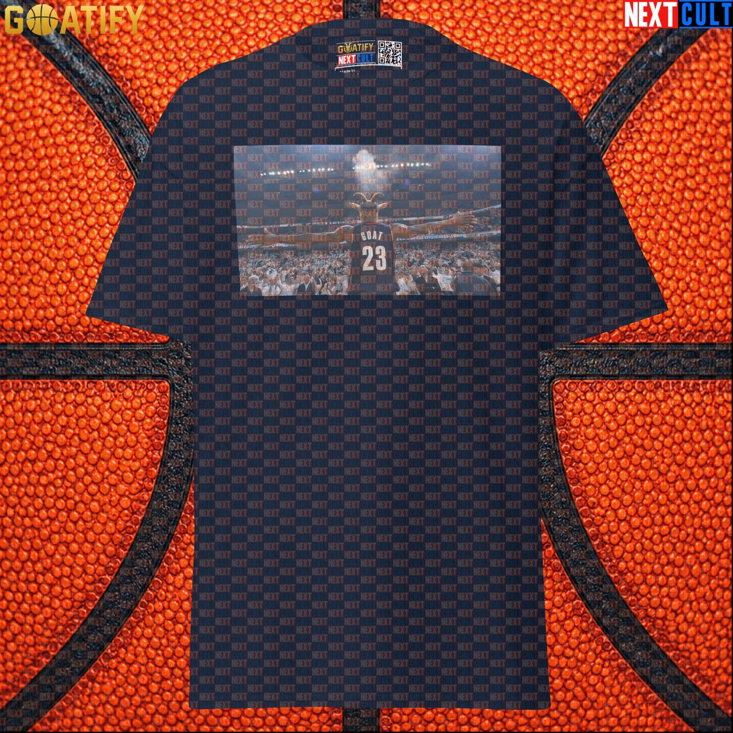 LeBron James T-Shirt – Iconic Chalk Toss GOAT Graphic Tee for Cleveland Basketball Fans |  | ["Basketball", "Cleveland Cavaliers", "LeBron James", "NBA"]