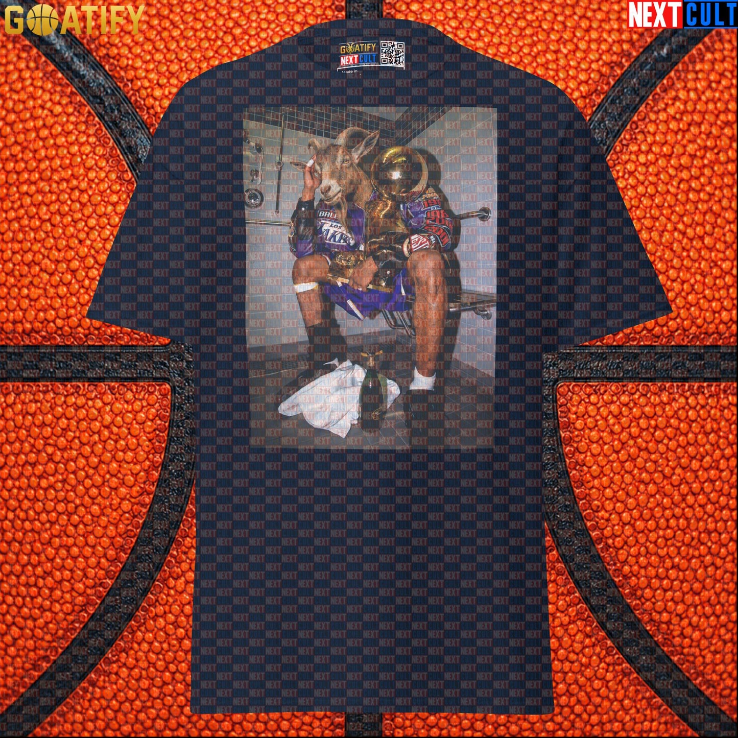Kobe Bryant T-Shirt – Kobe GOAT Locker Room Graphic Tee for Lakers Fans and NBA Game Days |  | ["Basketball", "Kobe Bryant", "Los Angeles Lakers", "NBA"]