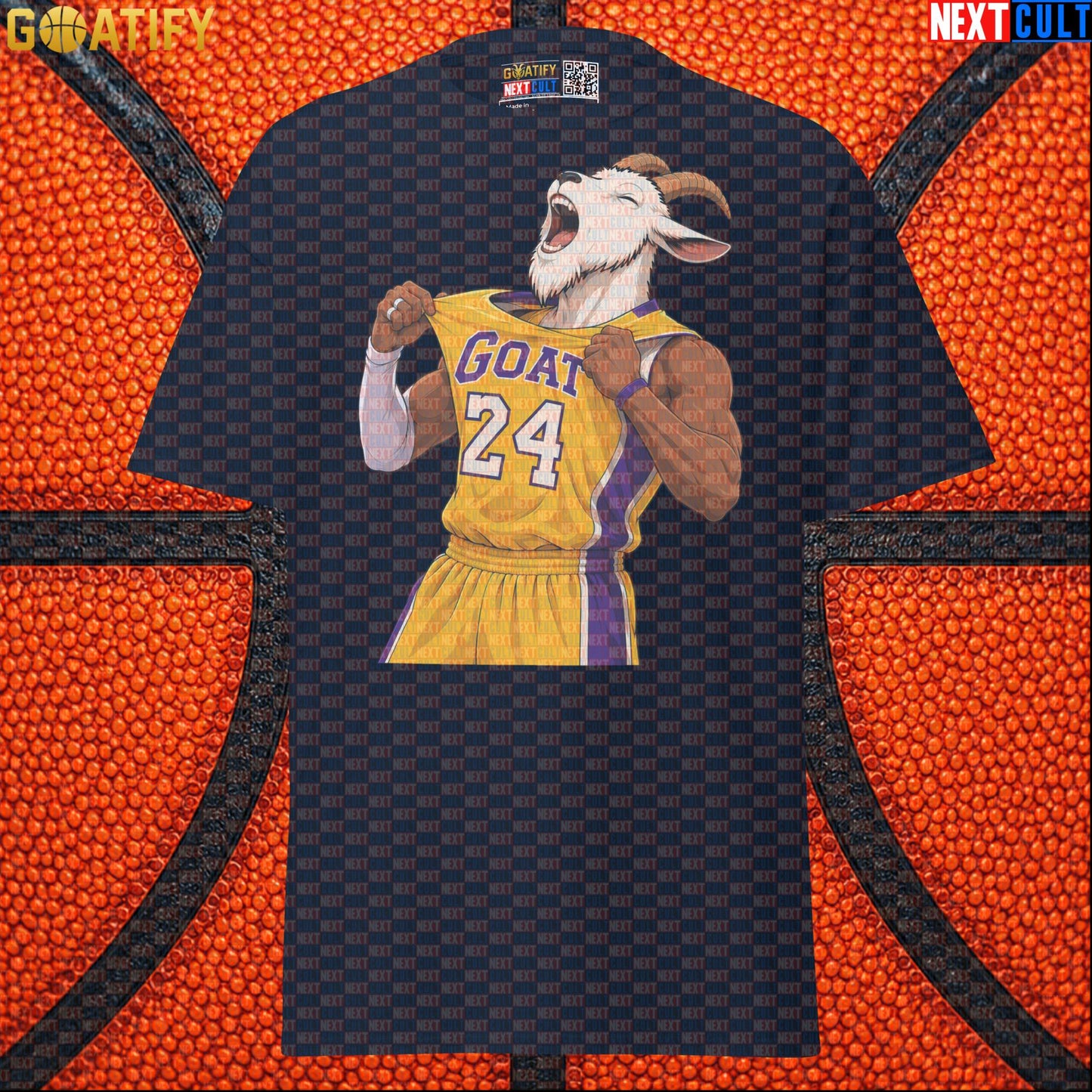Kobe Bryant T-Shirt – No. 24 GOAT Celebration Graphic Tee for Lakers Basketball Fans |  | ["Basketball", "Kobe Bryant", "Los Angeles Lakers", "NBA"]