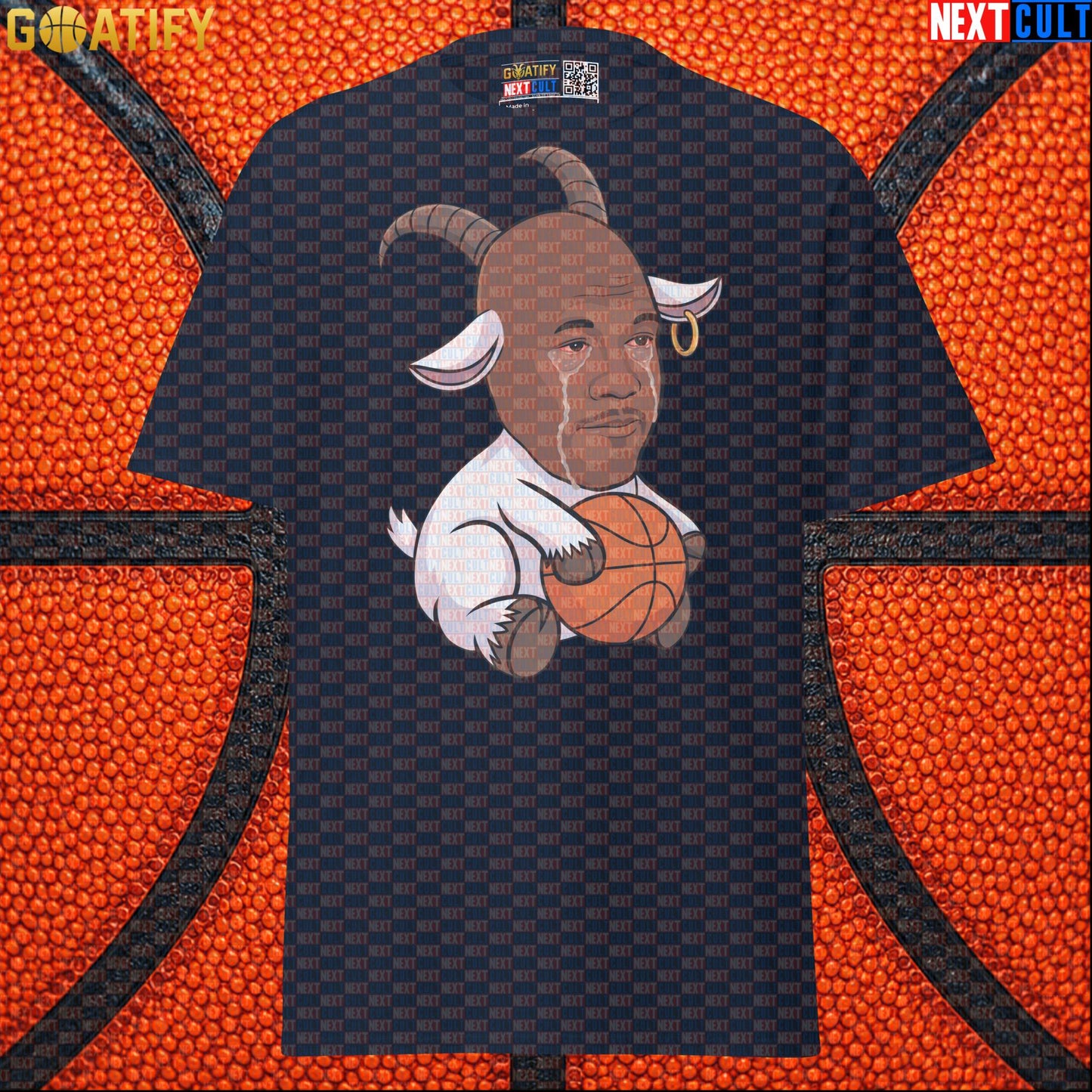 Michael Jordan T-Shirt - Crying Jordan GOAT Meme Graphic Tee Gift for Chicago Bulls NBA Fans |  | ["Basketball", "Chicago Bulls", "Michael Jordan", "NBA"]