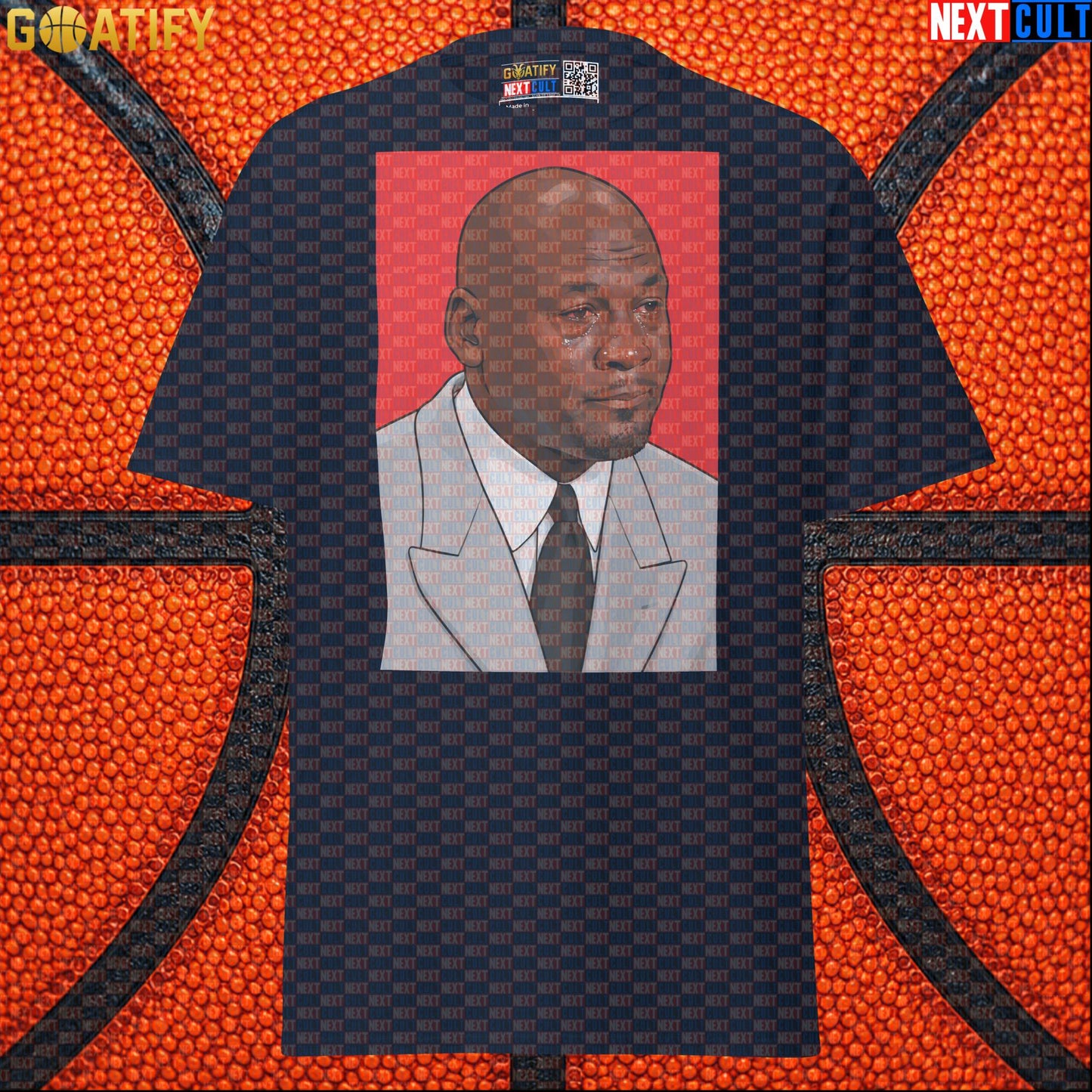 Michael Jordan T-Shirt Crying Jordan Meme Graphic Tee Gift for Chicago Bulls NBA Fans |  | ["Basketball", "Chicago Bulls", "Michael Jordan", "NBA"]