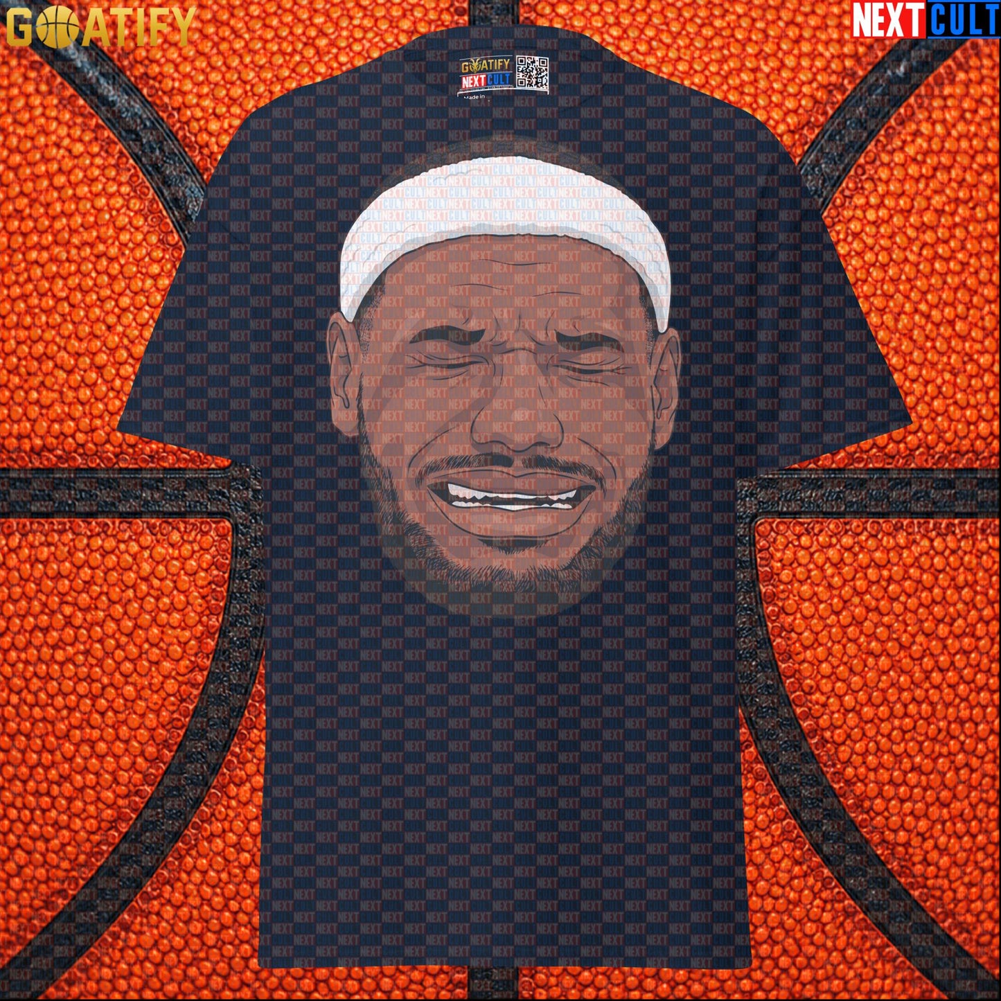Crying LeBron Meme T-Shirt – Funny NBA Basketball Graphic Tee Gift for Sports Fans |  | ["Basketball", "LeBron James", "NBA"]