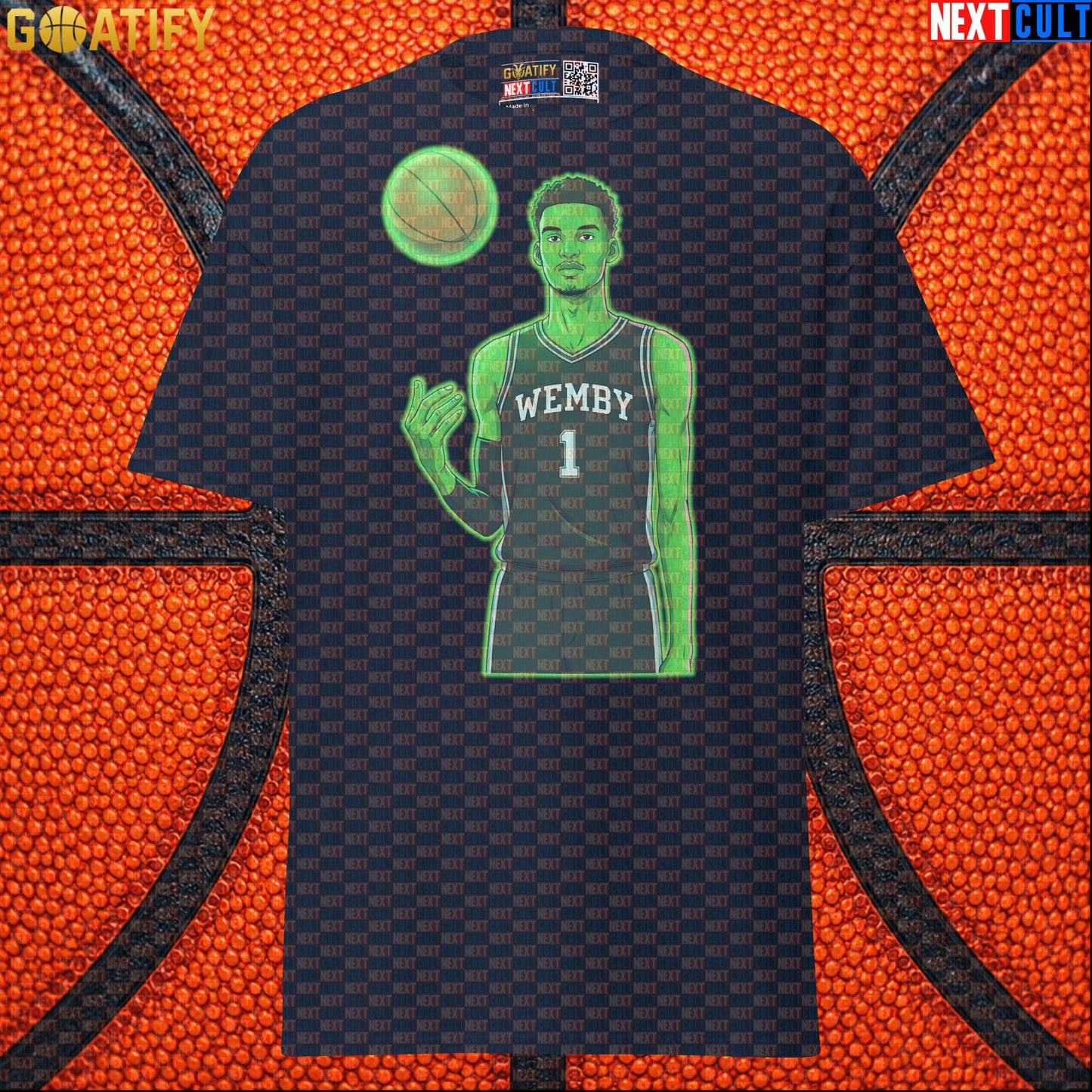 Basketball T-Shirt Alien Wemby Sci-Fi Graphic for Spurs Fans, Watch Parties and NBA Gifts |  | ["Basketball", "France", "NBA", "San Antonio Spurs", "Victor Wembanyama", "Wemby"]