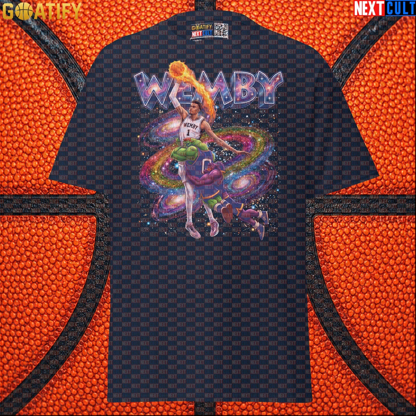 Basketball T-Shirt Victor Wembanyama Space Jam Dunk Graphic for Spurs Fans and Sci-Fi Gift |  | ["Basketball", "France", "NBA", "San Antonio Spurs", "Victor Wembanyama", "Wemby"]