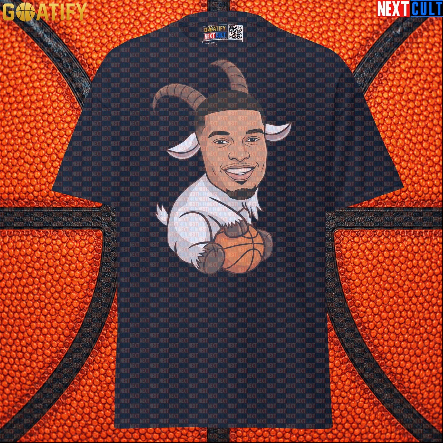Basketball T-Shirt Victor Wembanyama GOAT Cartoon for Spurs Fans, NBA Game Day Sports Tee |  | ["Basketball", "France", "NBA", "San Antonio Spurs", "Victor Wembanyama", "Wemby"]