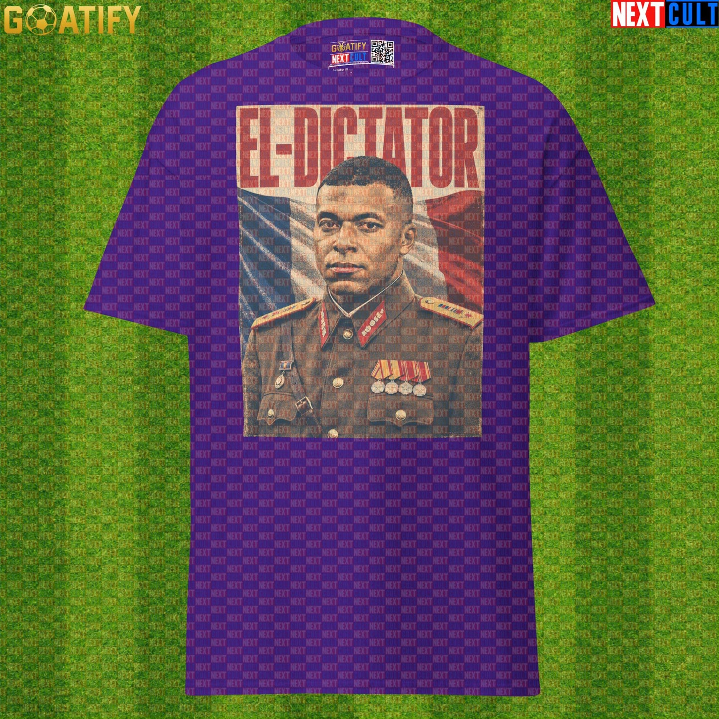 Kylian Mbappe T-Shirt – El Dictator Vintage Football Poster Graphic Tee for France Fans |  | ["Football", "France", "Kylian Mbappe", "PSG", "Real Madrid", "Soccer"]
