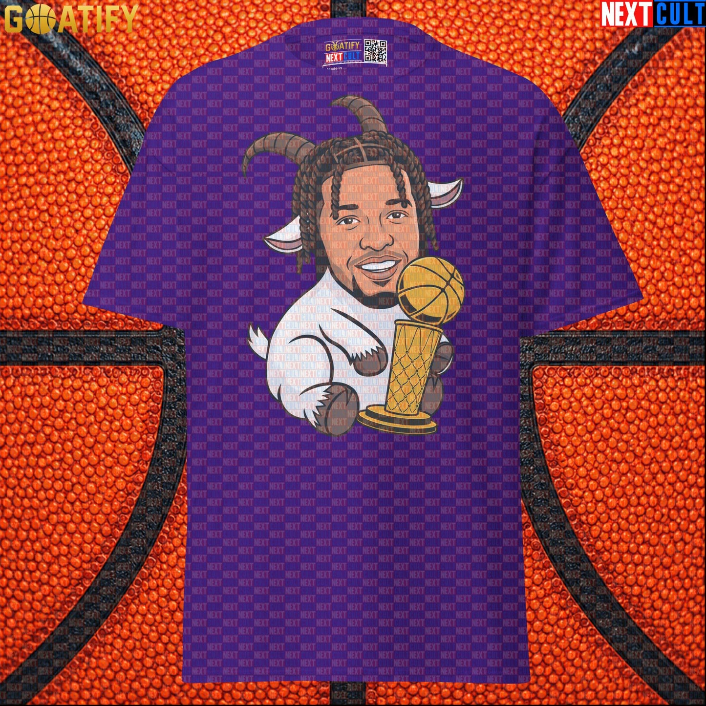 Jalen Brunson T-Shirt – 2026 NBA Champion GOAT Graphic Tee Gift for New York Knicks Fans Purple Next Cult Brand