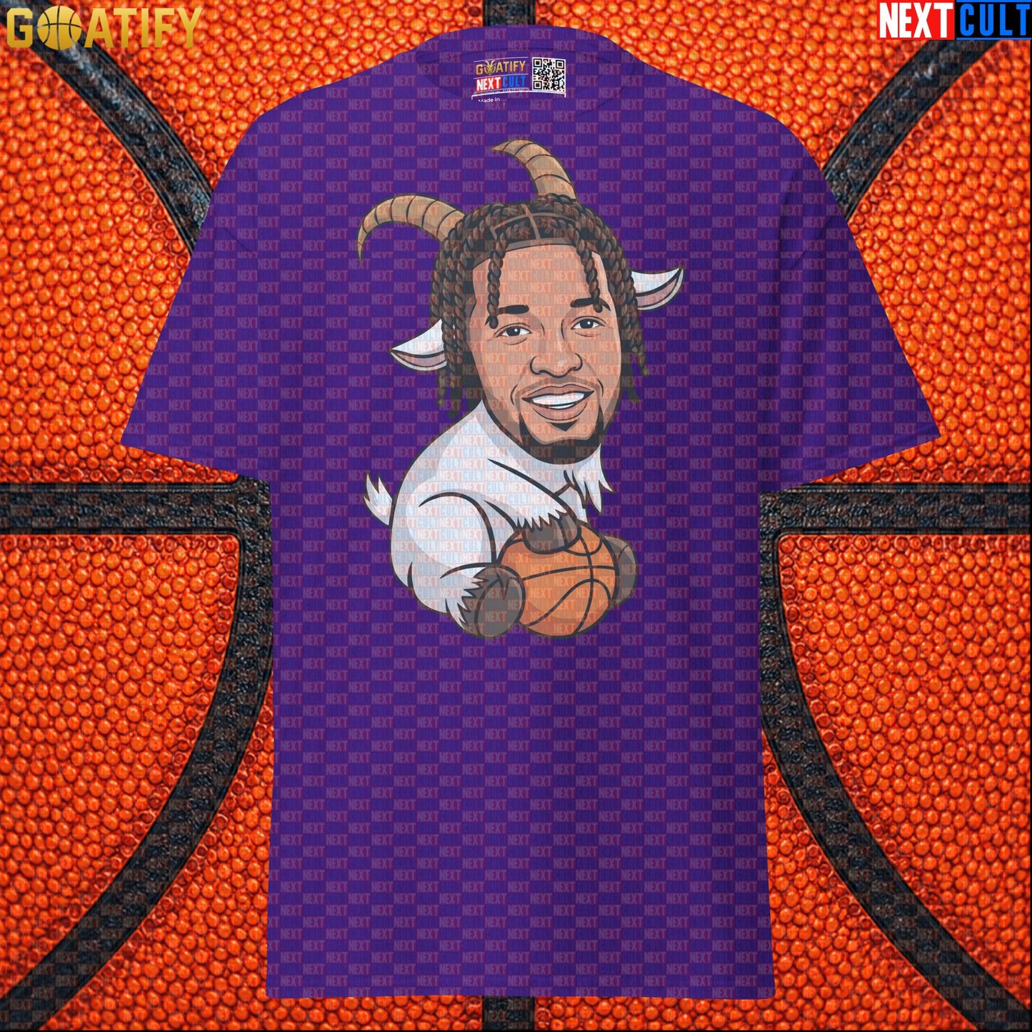 Jalen Brunson T-Shirt – NBA Champion GOAT Graphic Tee Gift for New York Knicks Fans Purple Next Cult Brand