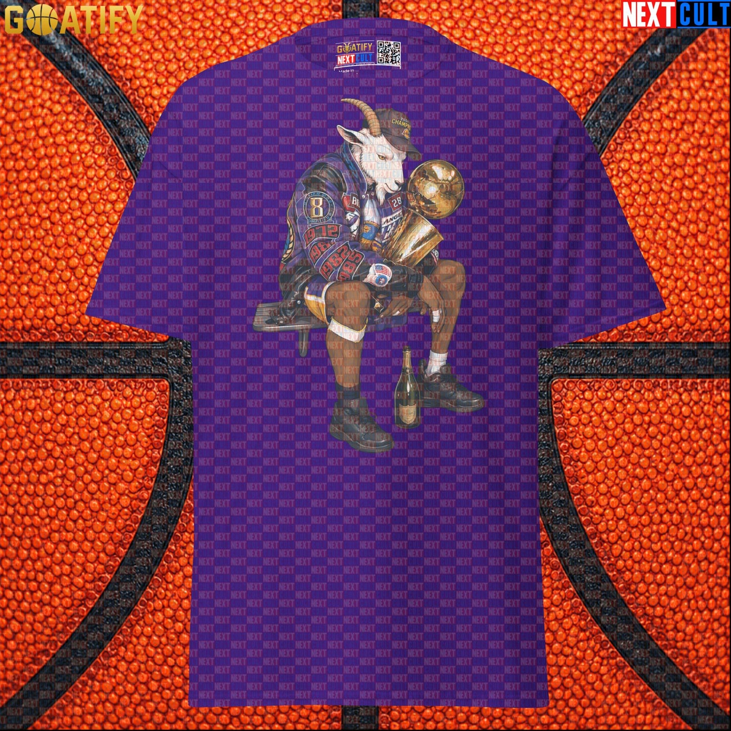 Kobe Bryant T-Shirt – Kobe GOAT Trophy Graphic Tee for Lakers Fans and NBA Collectors |  | ["Basketball", "Kobe Bryant", "Los Angeles Lakers", "NBA"]