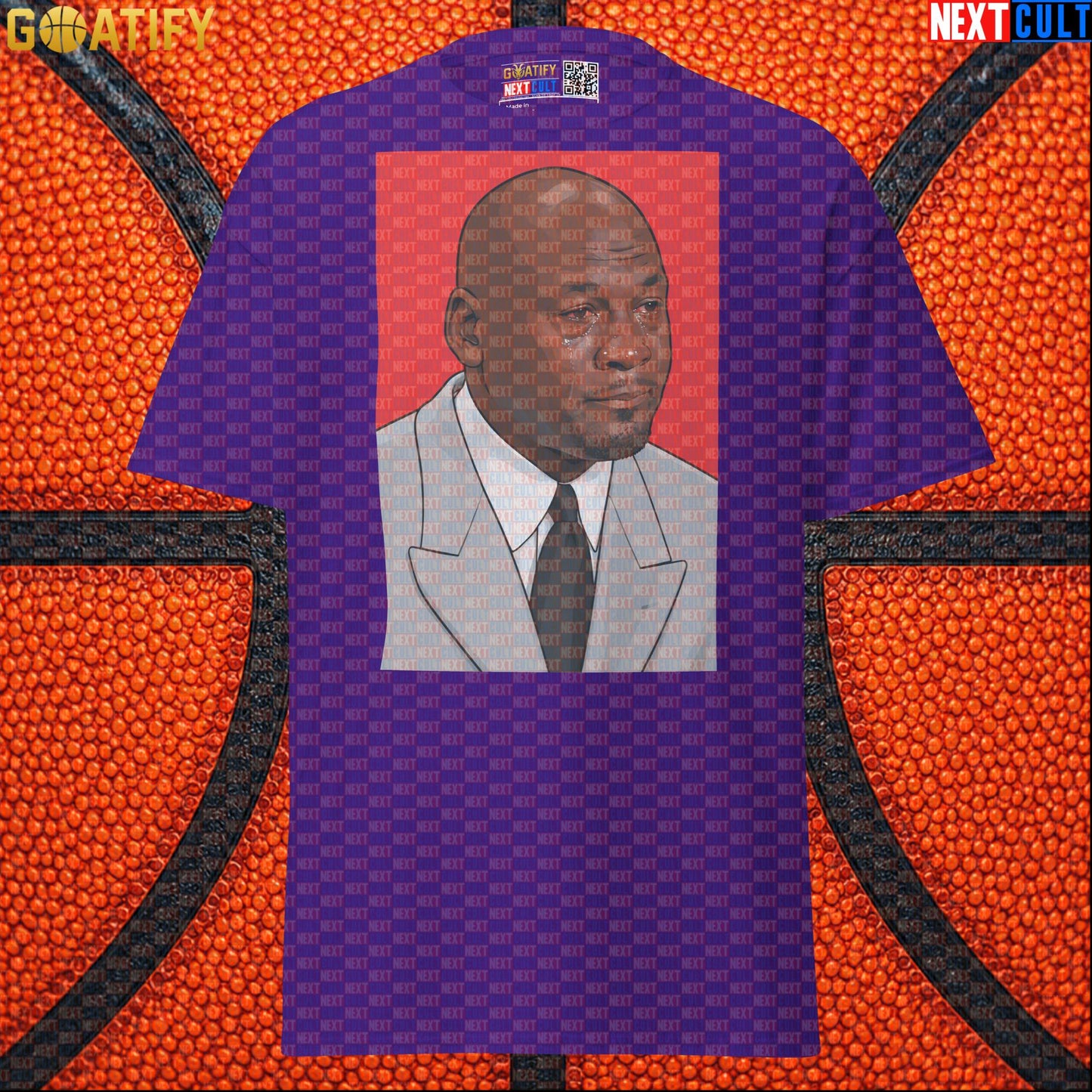 Michael Jordan T-Shirt Crying Jordan Meme Graphic Tee Gift for Chicago Bulls NBA Fans |  | ["Basketball", "Chicago Bulls", "Michael Jordan", "NBA"]