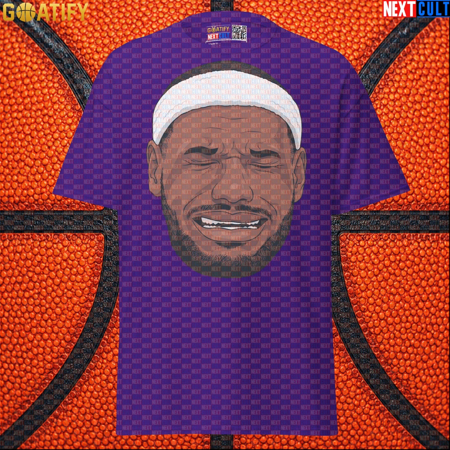 Crying LeBron Meme T-Shirt – Funny NBA Basketball Graphic Tee Gift for Sports Fans |  | ["Basketball", "LeBron James", "NBA"]
