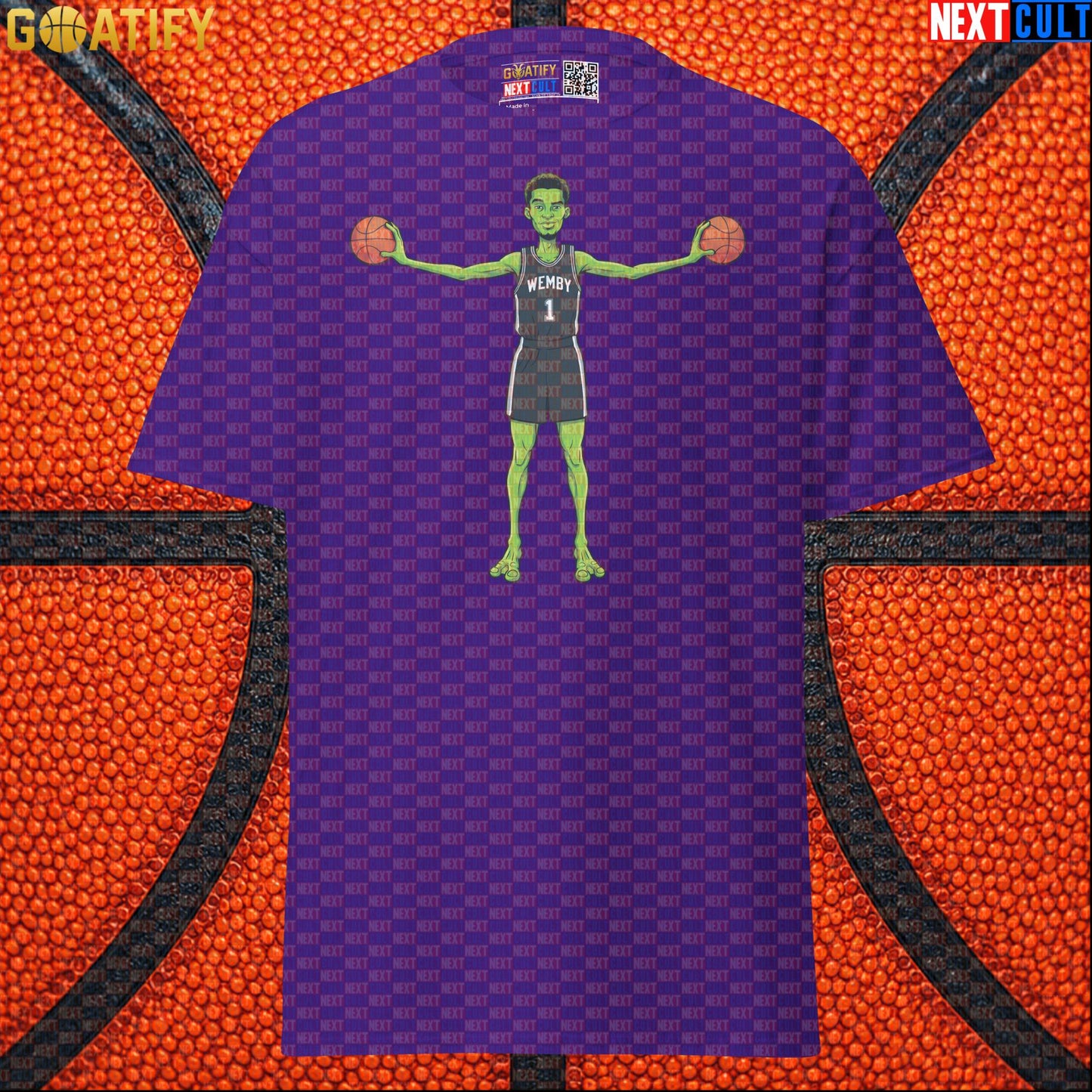 Basketball T-Shirt Alien Wemby Sci-Fi Graphic for Spurs Fans, Game Day and NBA Gifts |  | ["Basketball", "France", "NBA", "San Antonio Spurs", "Victor Wembanyama", "Wemby"]