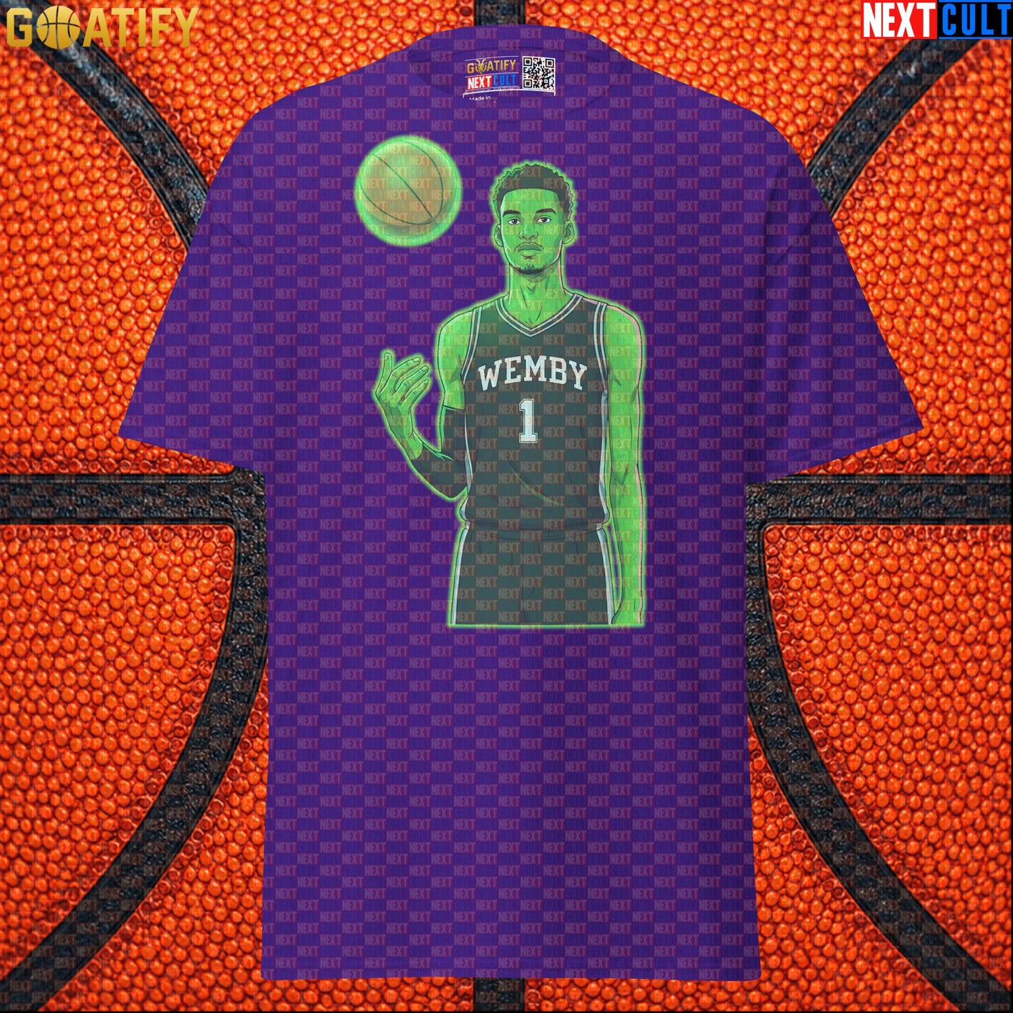 Basketball T-Shirt Alien Wemby Sci-Fi Graphic for Spurs Fans, Watch Parties and NBA Gifts |  | ["Basketball", "France", "NBA", "San Antonio Spurs", "Victor Wembanyama", "Wemby"]