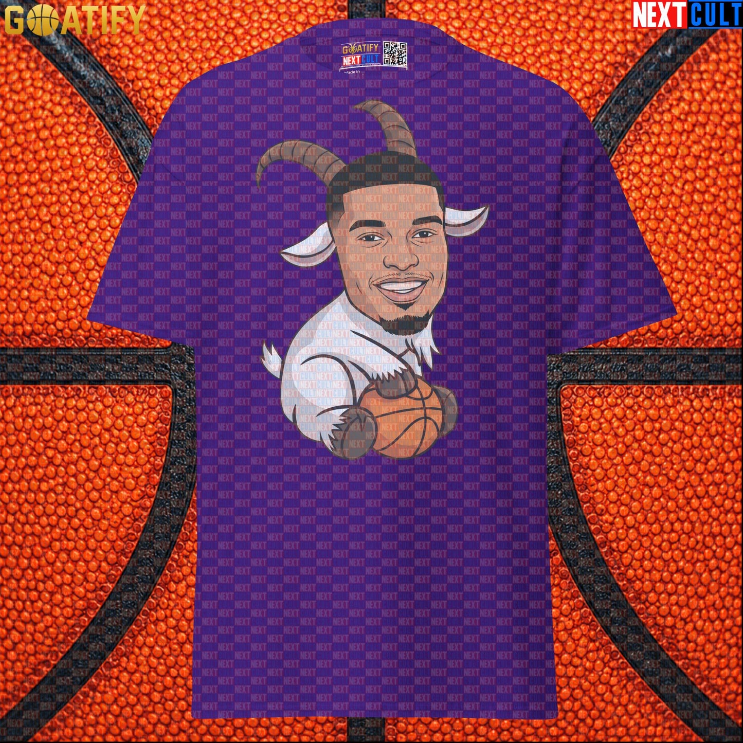 Basketball T-Shirt Victor Wembanyama GOAT Cartoon for Spurs Fans, NBA Game Day Sports Tee |  | ["Basketball", "France", "NBA", "San Antonio Spurs", "Victor Wembanyama", "Wemby"]