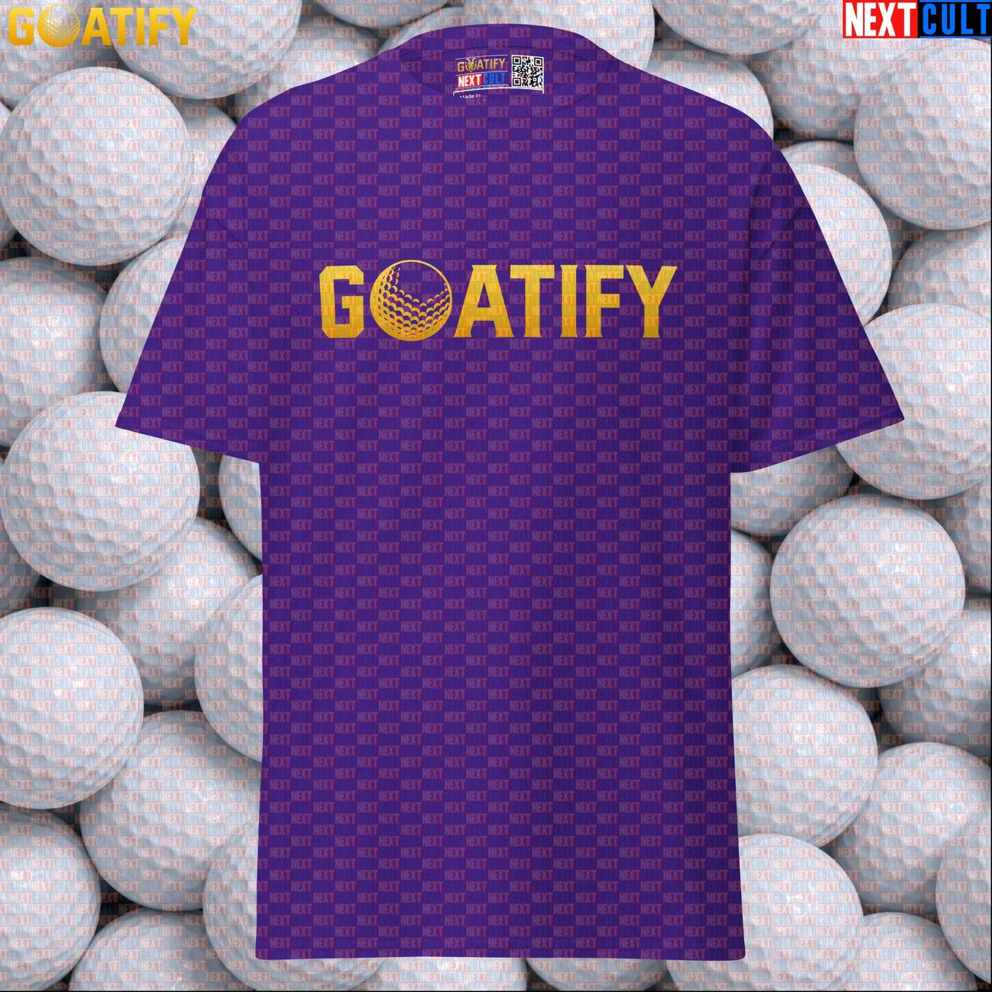 Golf GOAT T-Shirt Golden Golf Ball Graphic for Golfers, Sports Fans & Gifts | GOATIFY | T-shirts | ["Golf", "NCB", "PGA"]