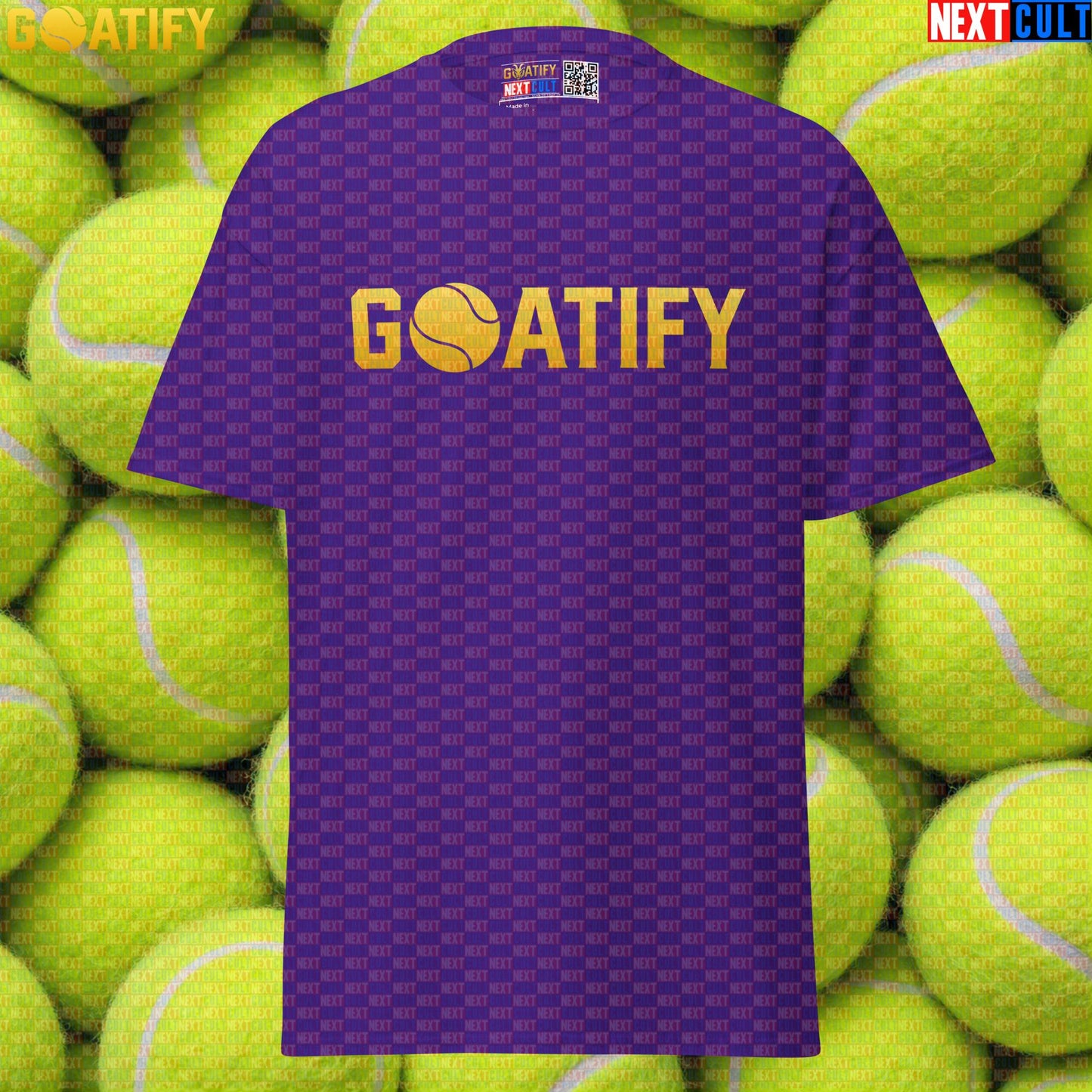 Tennis GOAT T-Shirt Golden Ball Graphic for Tennis & Padel Fans, Players & Gifts | GOATIFY | T-shirts | ["NCB", "Padel", "Tennis"]